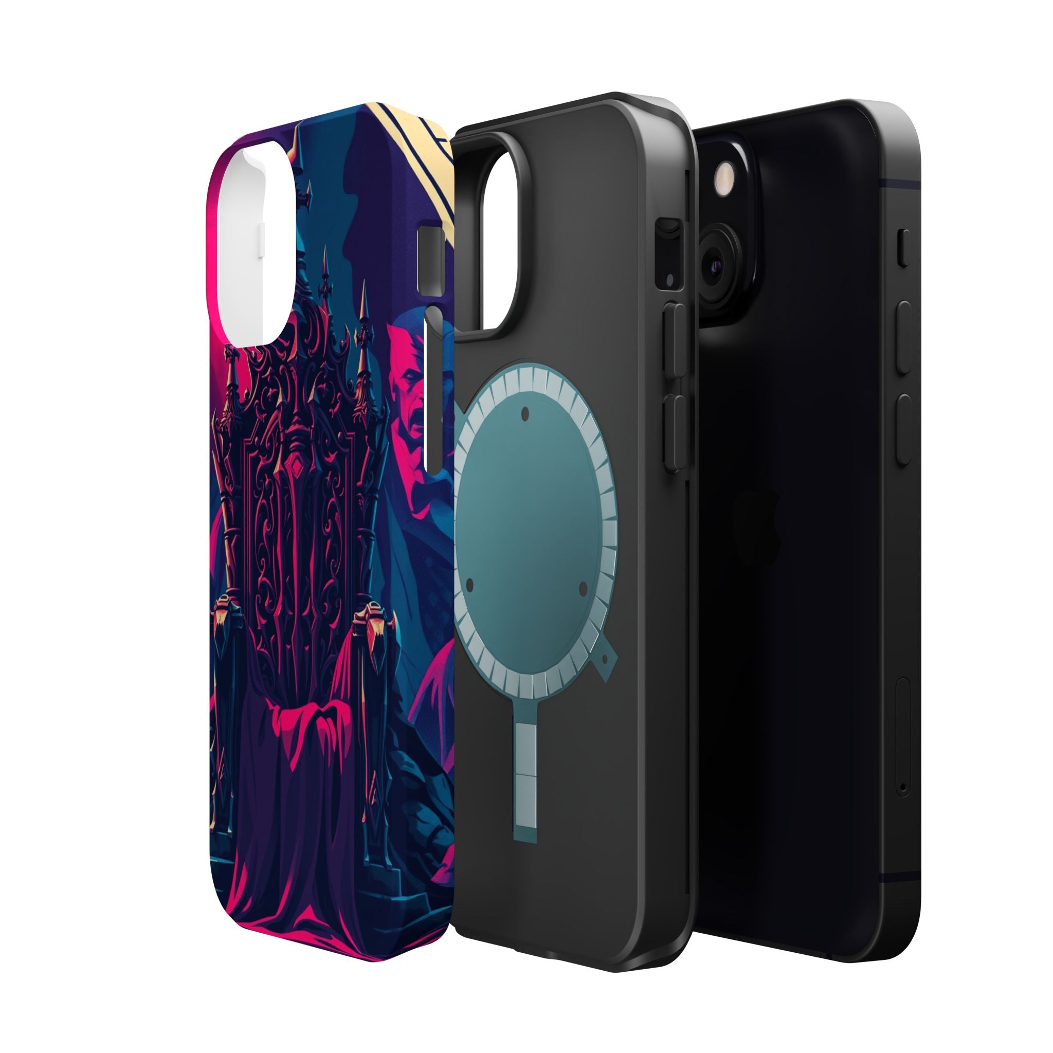 iPhone Lich King Throne Vintage Retro Poster Slim Everyday Designer Case · iPhon
