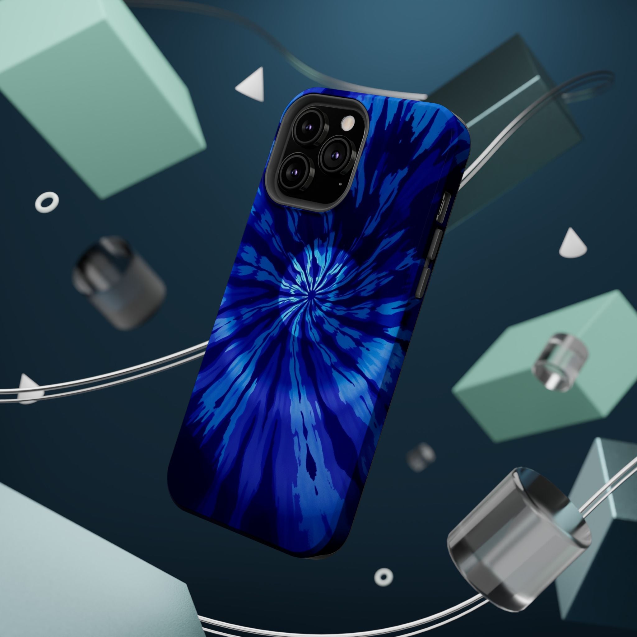 iPhone Tie-Dye Vortex Dark Gothic Ink Slim Everyday Designer Case · iPhone Case