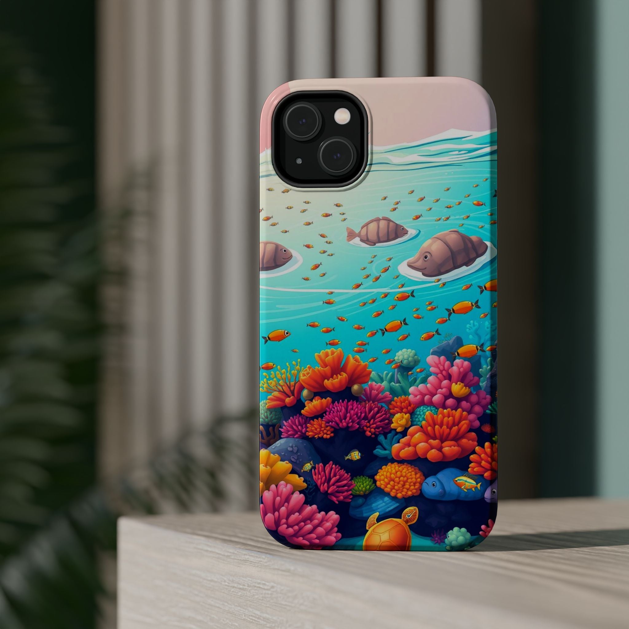 iPhone Coral Reef Panorama Kids Fun Phone Case Gift Slim Snap Case · iPhone Case