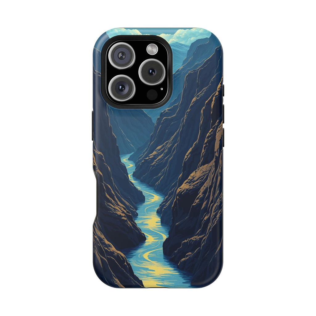 iPhone River Canyon Gold Foil Luxury Slim Everyday Designer Case · iPhone Case