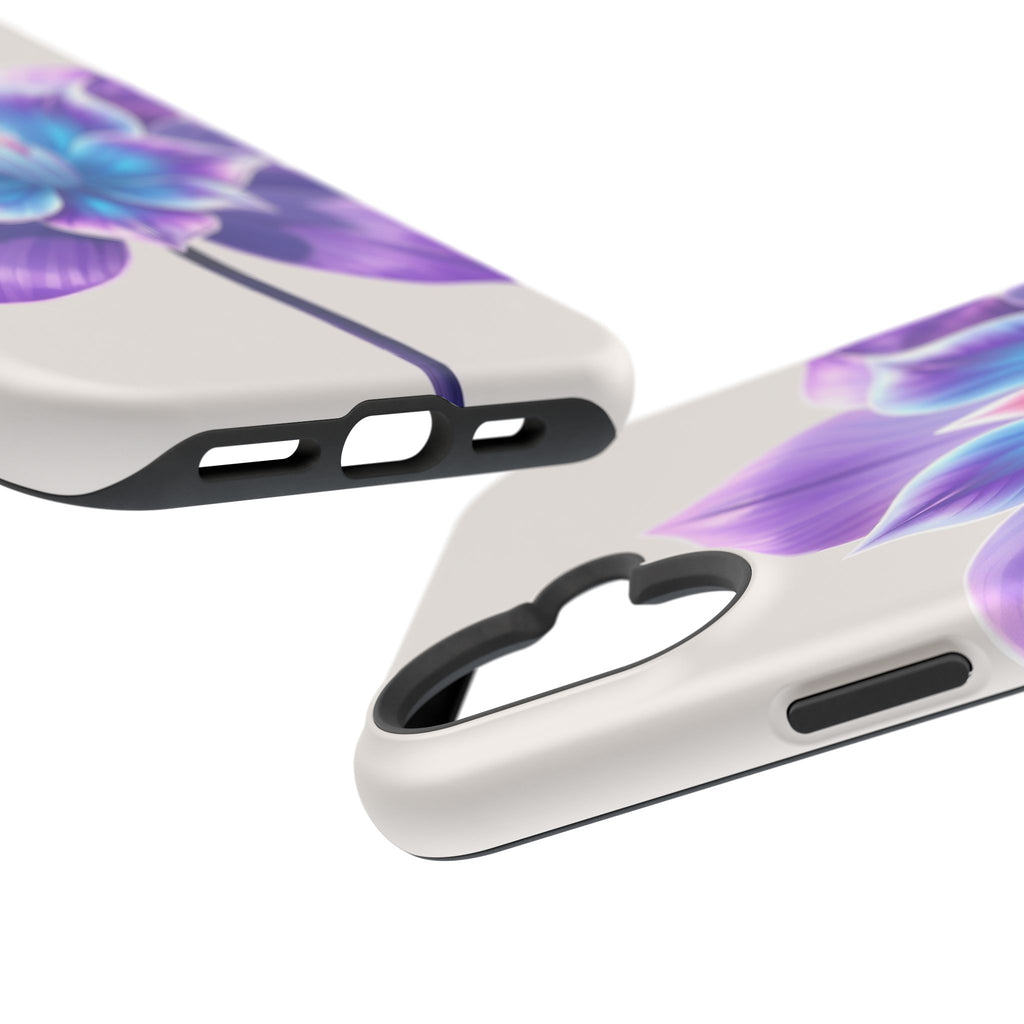 iPhone Dreamy Neon Floral Design 10 Slim Everyday Designer Case · iPhone Case