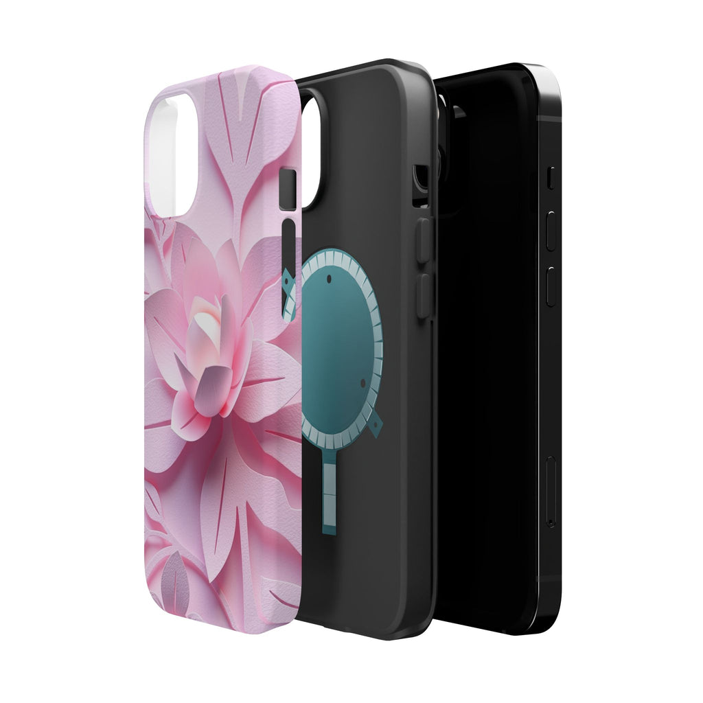 iPhone Floral Geometric Paper Cut Art Slim Everyday Designer Case · iPhone Case