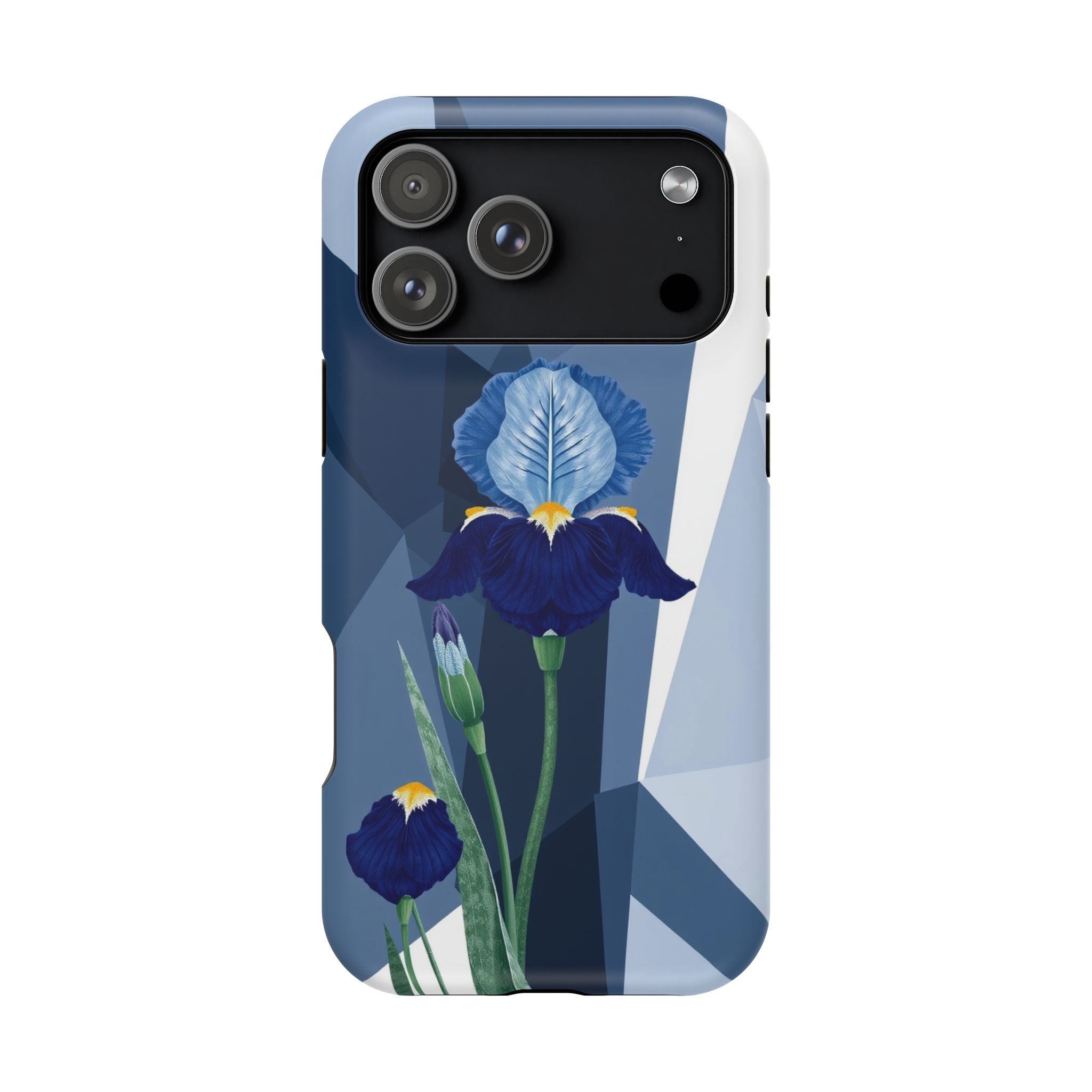 iPhone Earthy Iris Garden Design Bold Modern Everyday Snap Case · iPhone Case