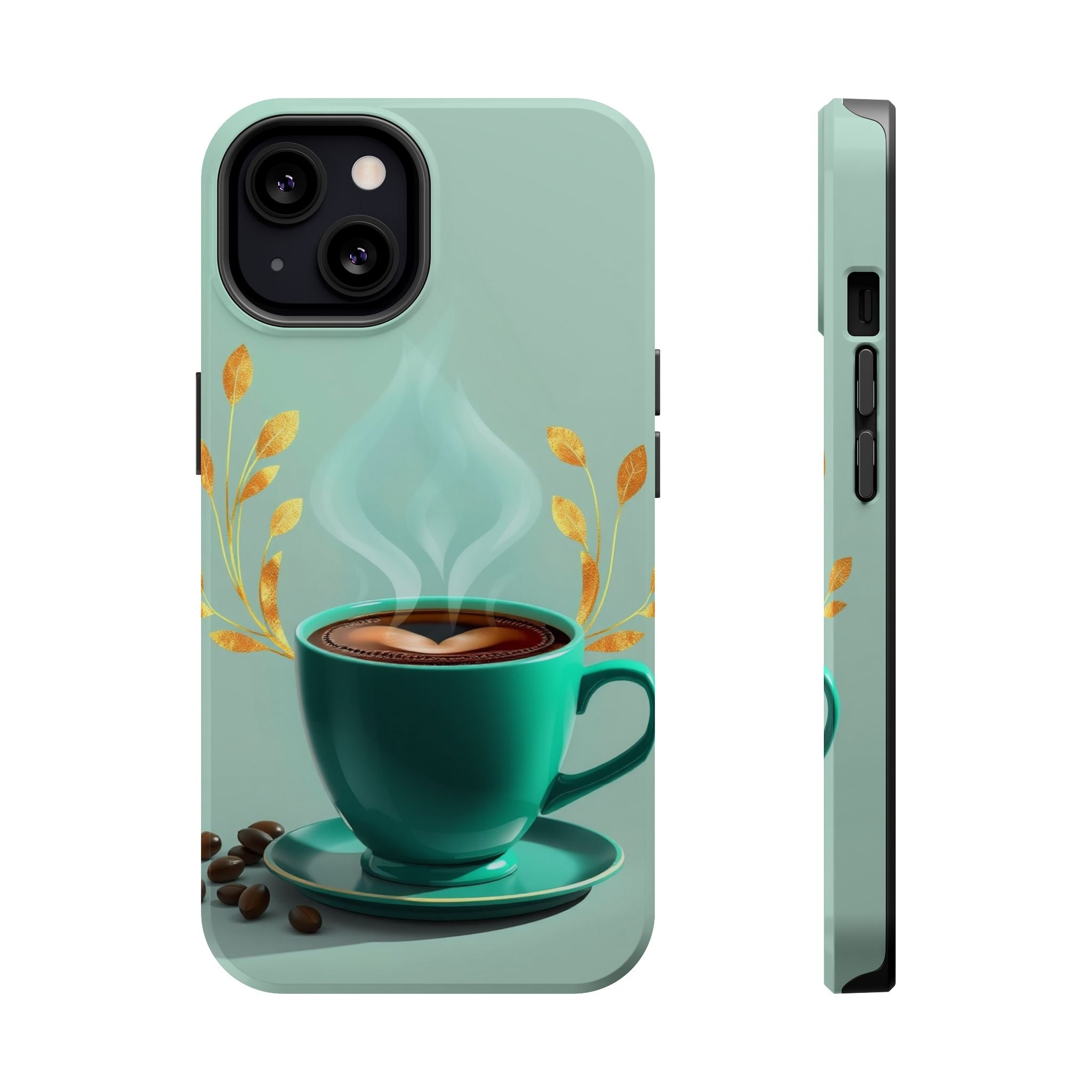 iPhone Radiant Emotional Support Coffee Design Soft Finish Everyday Case · iPhon