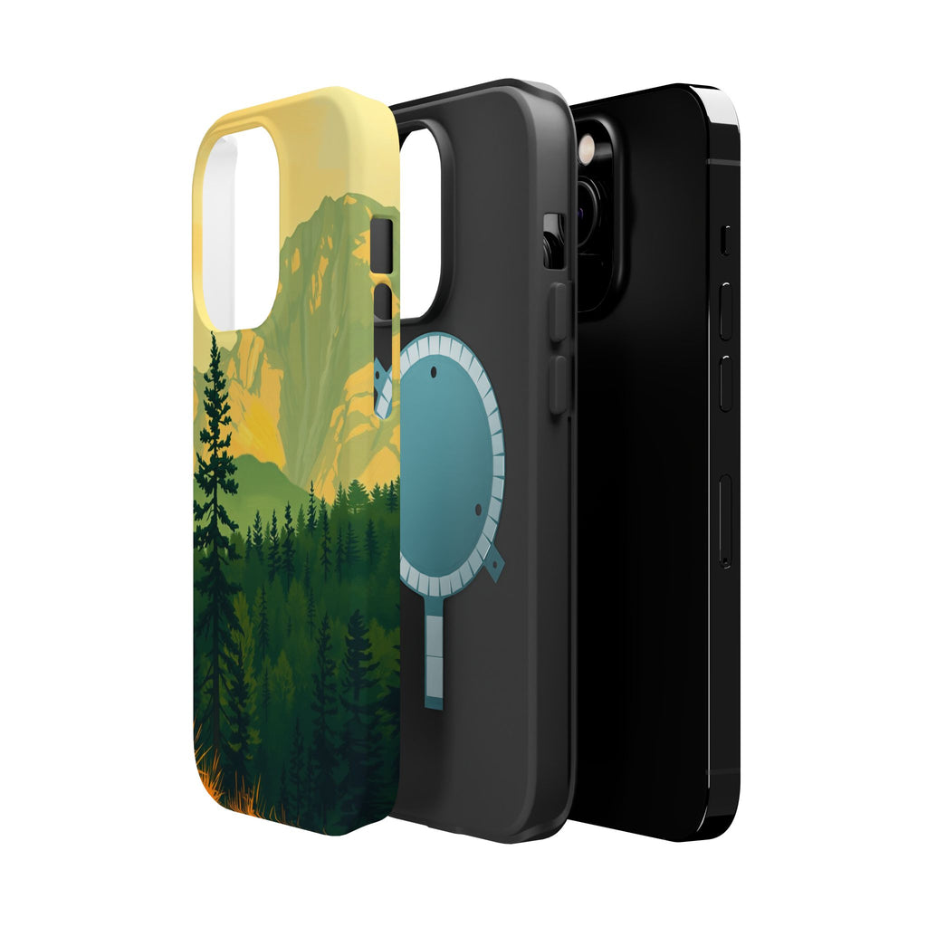 iPhone Pine Ridge Oil Painting Impressionist Slim iPhone Everyday · iPhone Case