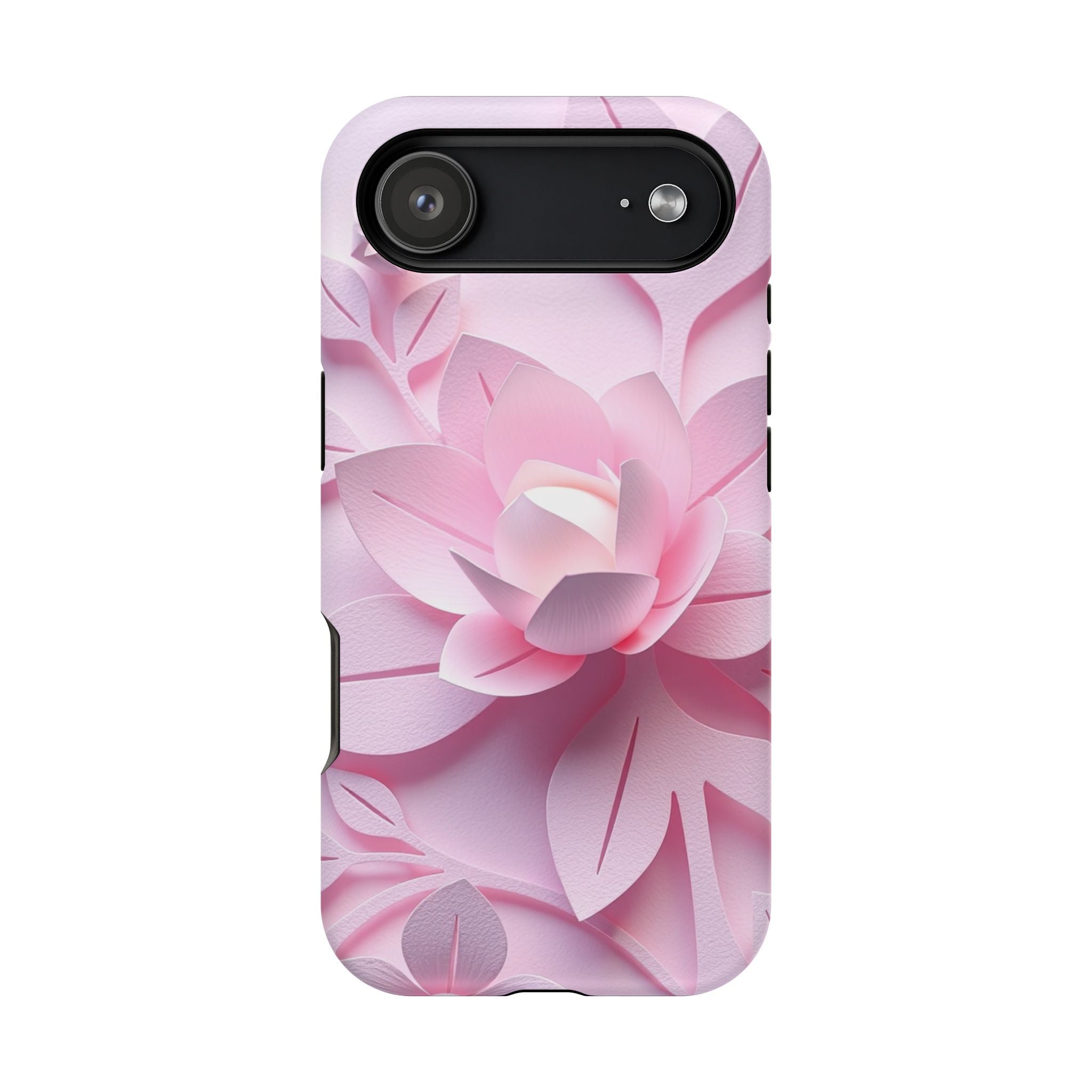 iPhone Floral Geometric Paper Cut Art Slim Everyday Designer Case · iPhone Case