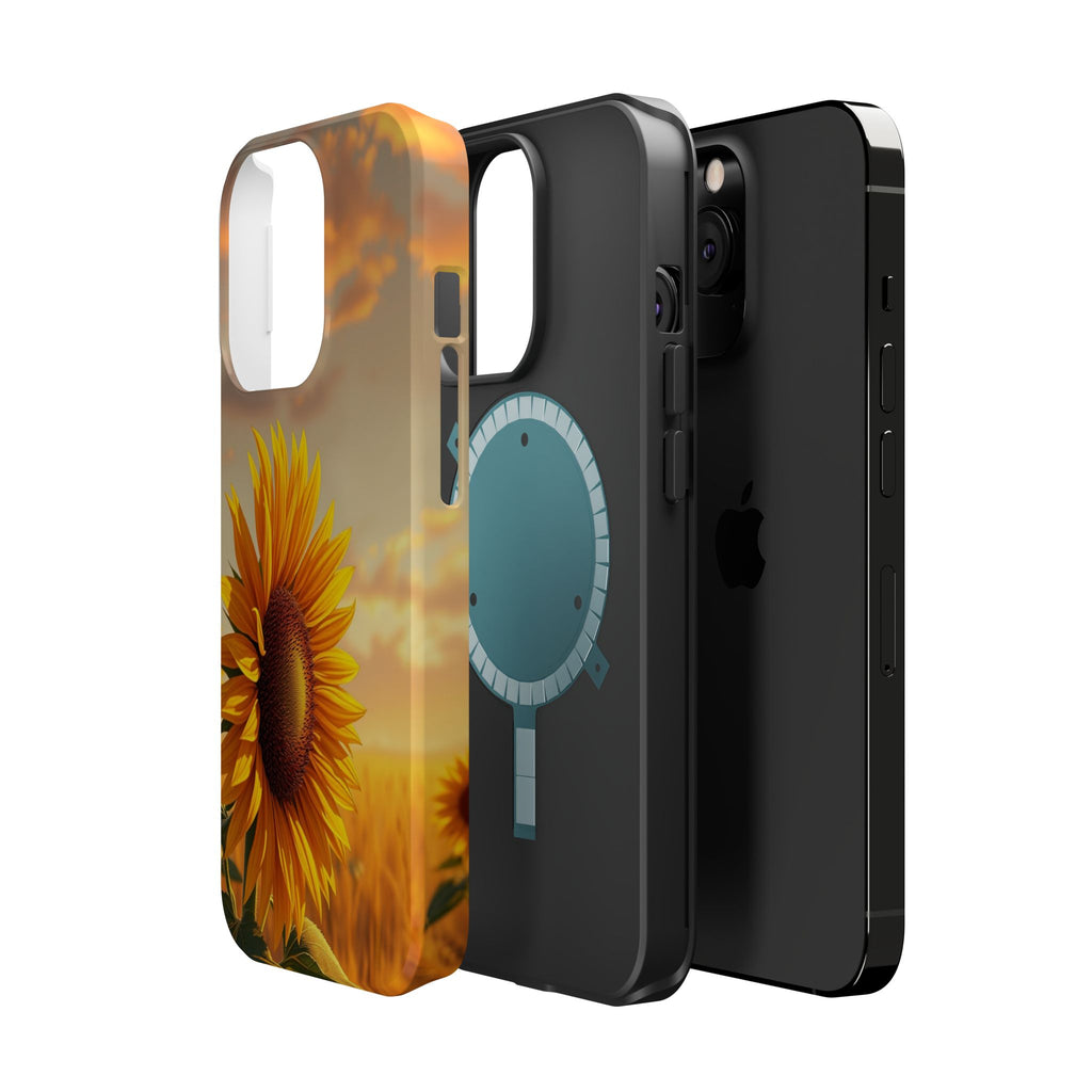 iPhone Sunflower Prairie Electric Art Slim Everyday Designer Case · iPhone Case