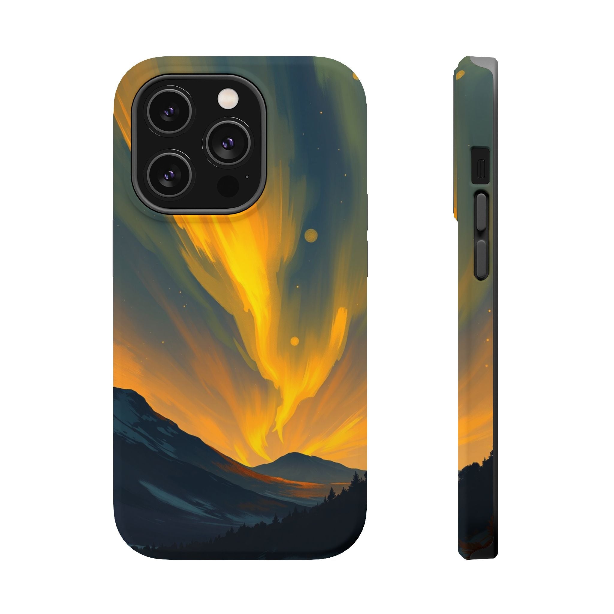 iPhone Serene Northern Lights Design Slim Everyday Designer Case · iPhone Case
