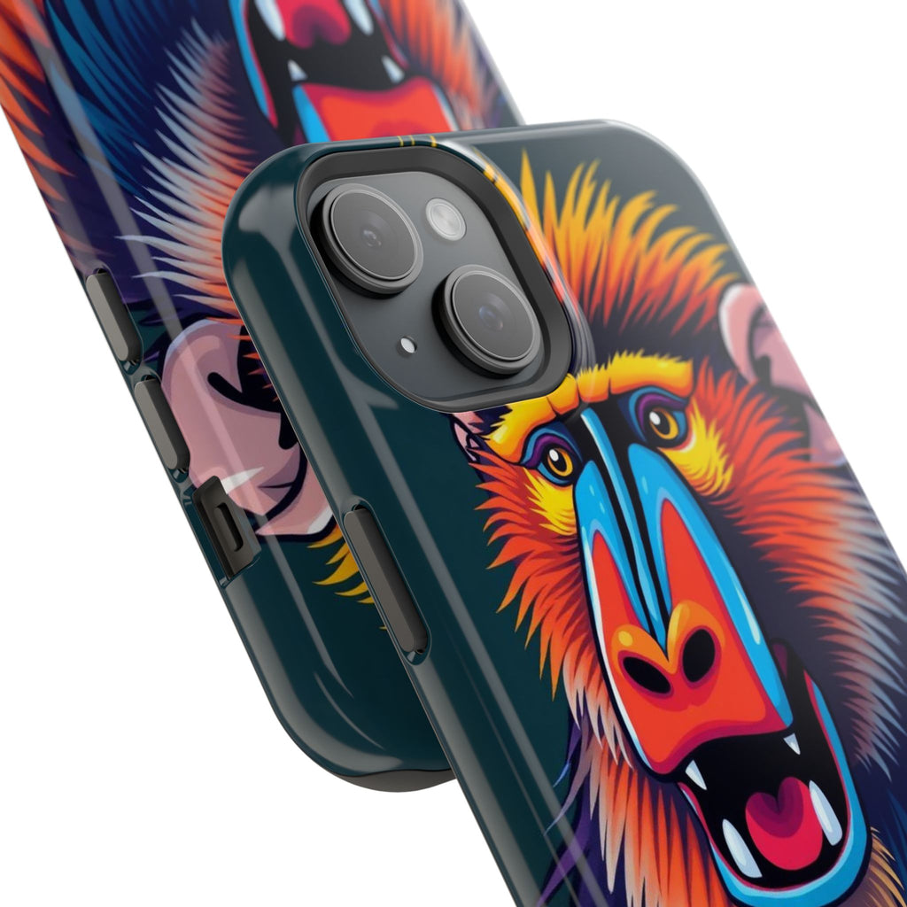 iPhone Mandrill Colorful Face Kids Fun iPhone Phone Case Gift Slim · iPhone Case