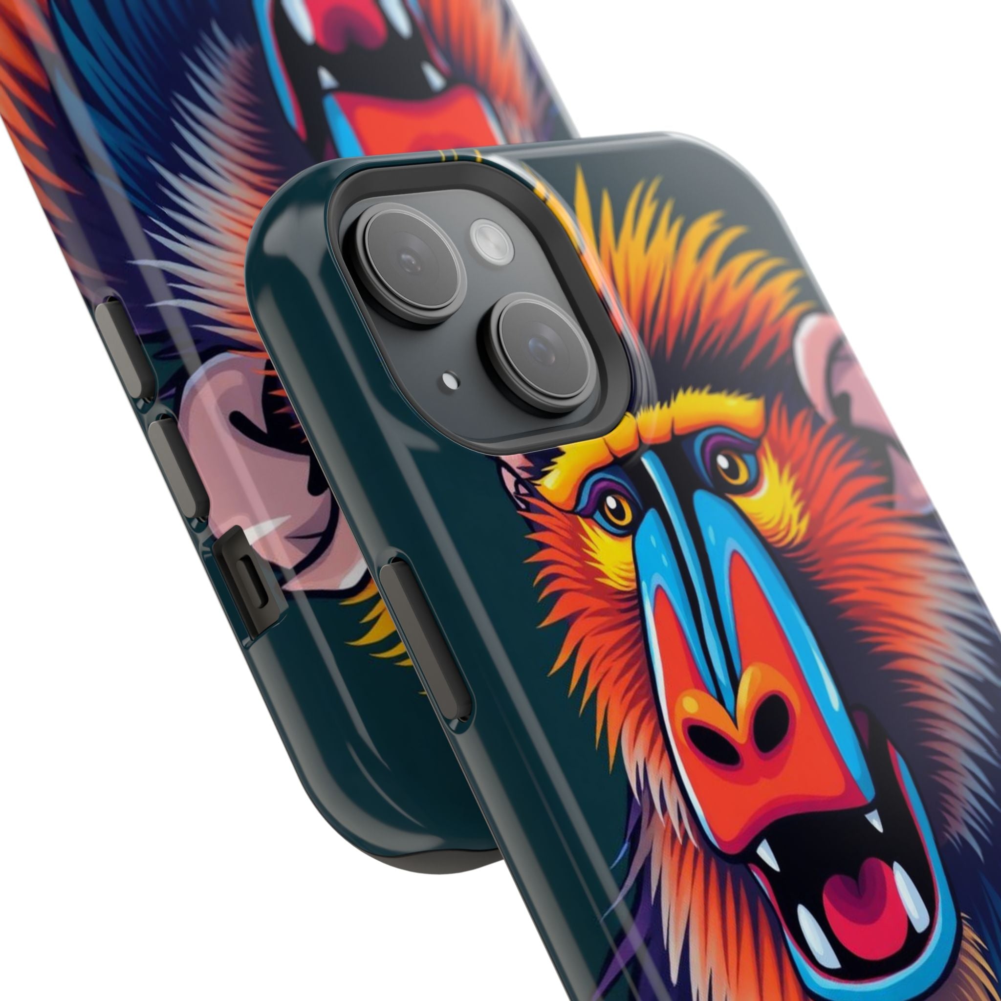 iPhone Mandrill Colorful Face Kids Fun iPhone Phone Case Gift Slim · iPhone Case