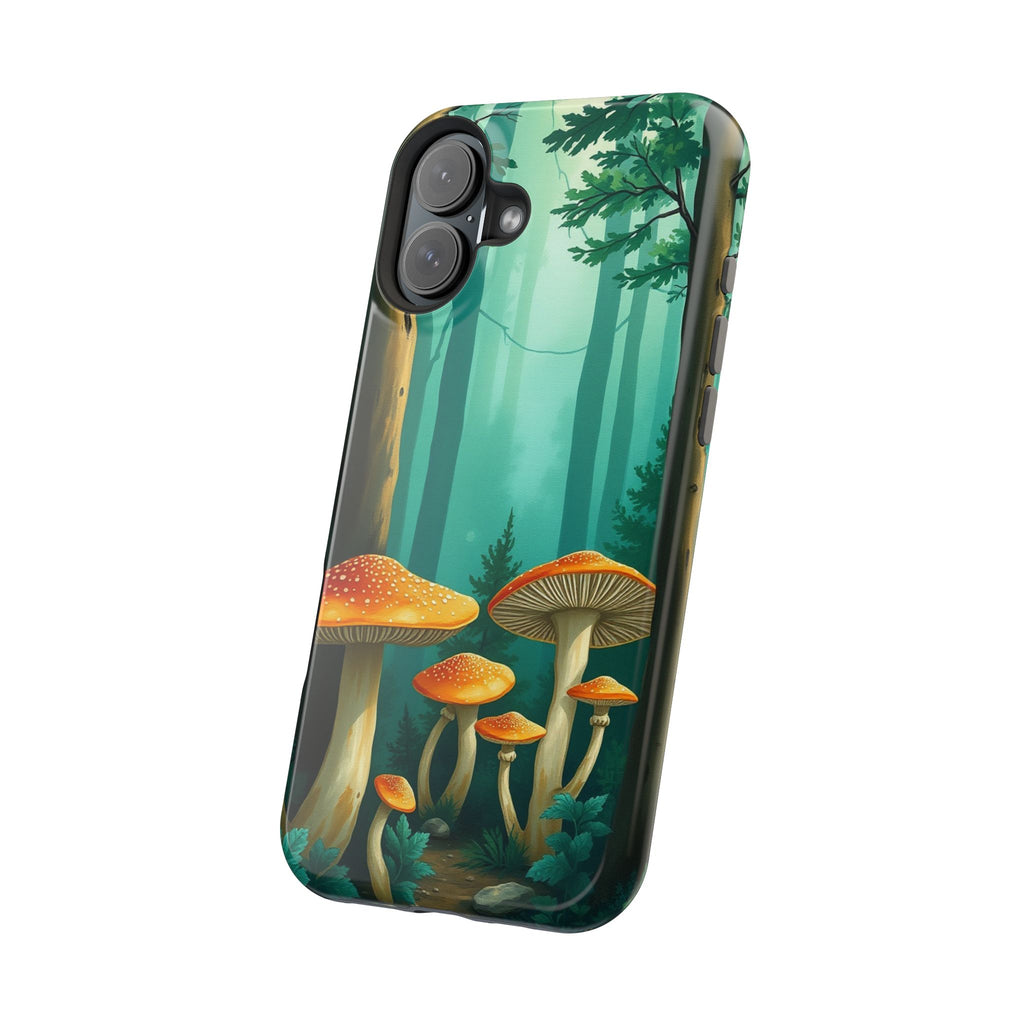 iPhone Mushroom Forest Oil Painting Impressionist iPhone Clean Minimal · iPhone