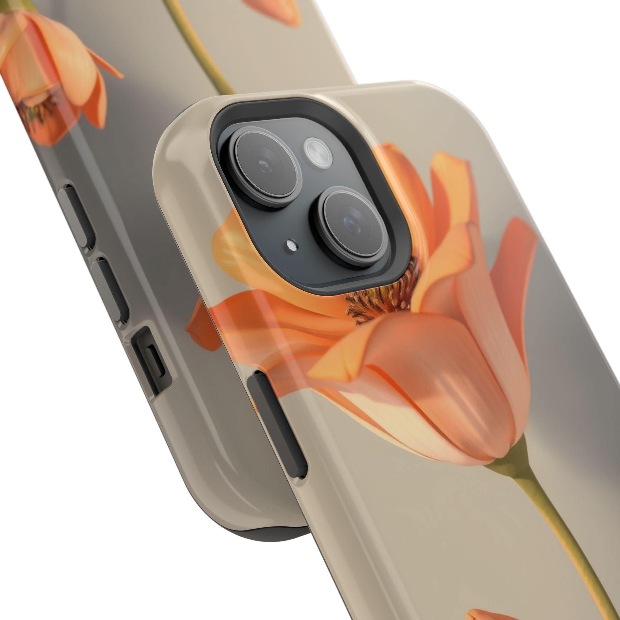 iPhone Sunset Amber And Peach Botanical Illustration iPhone Slim · iPhone Case
