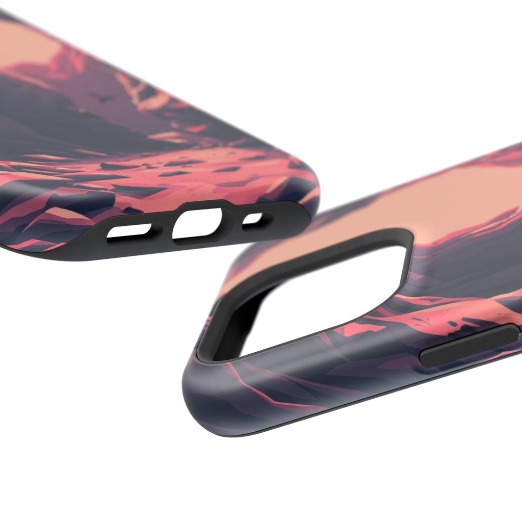 iPhone Rose Pink And Cream Dark Crystal Cave Slim Everyday Designer Case · iPhon