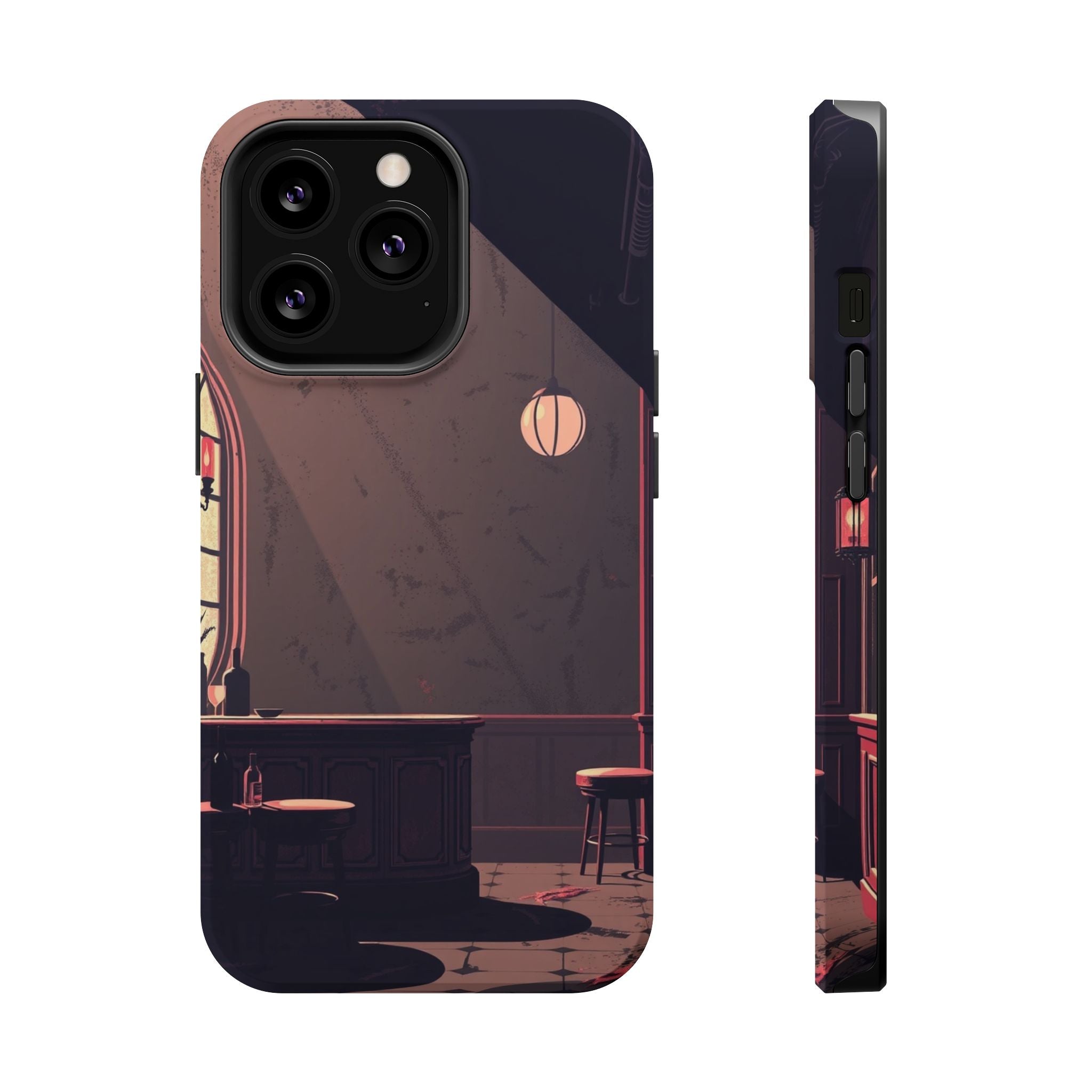 iPhone Speakeasy Dark Grunge Distressed Slim Everyday Designer Case · iPhone Cas