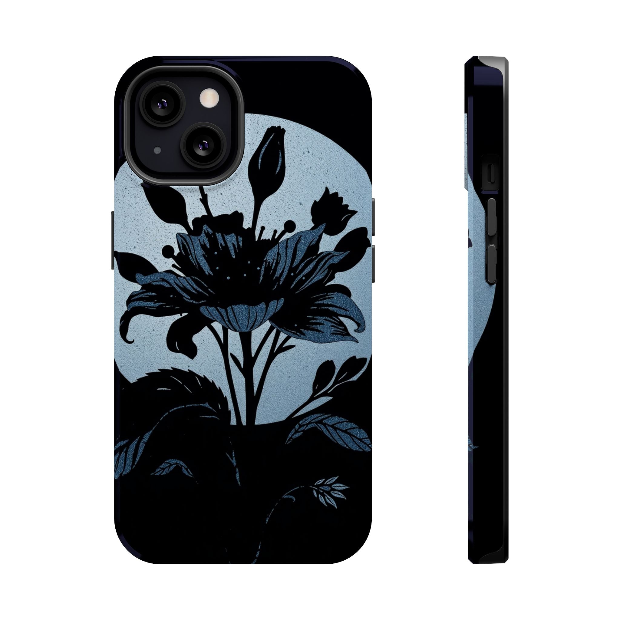 iPhone Radiant Floral Silhouette Design Slim Everyday Designer Case · iPhone Cas