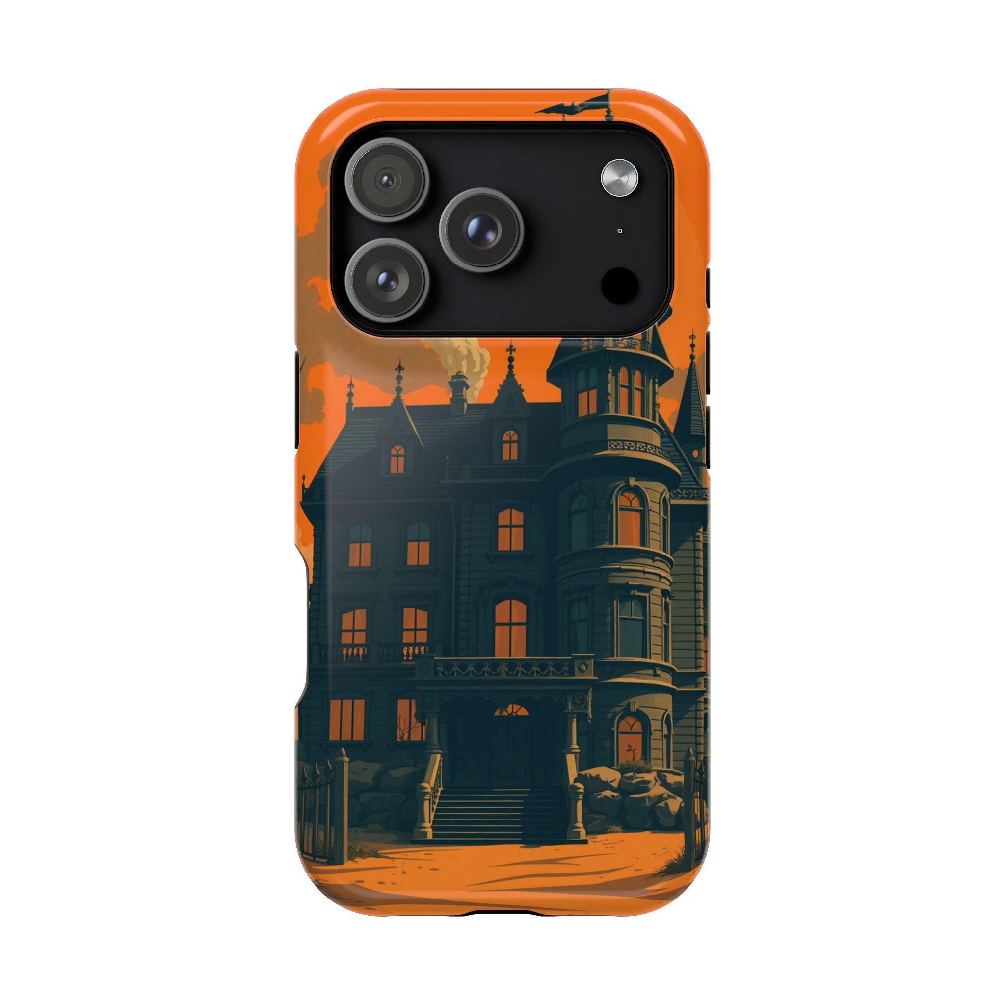 iPhone Vibrant Haunted Mansion Design Slim Everyday Designer Case · iPhone Case