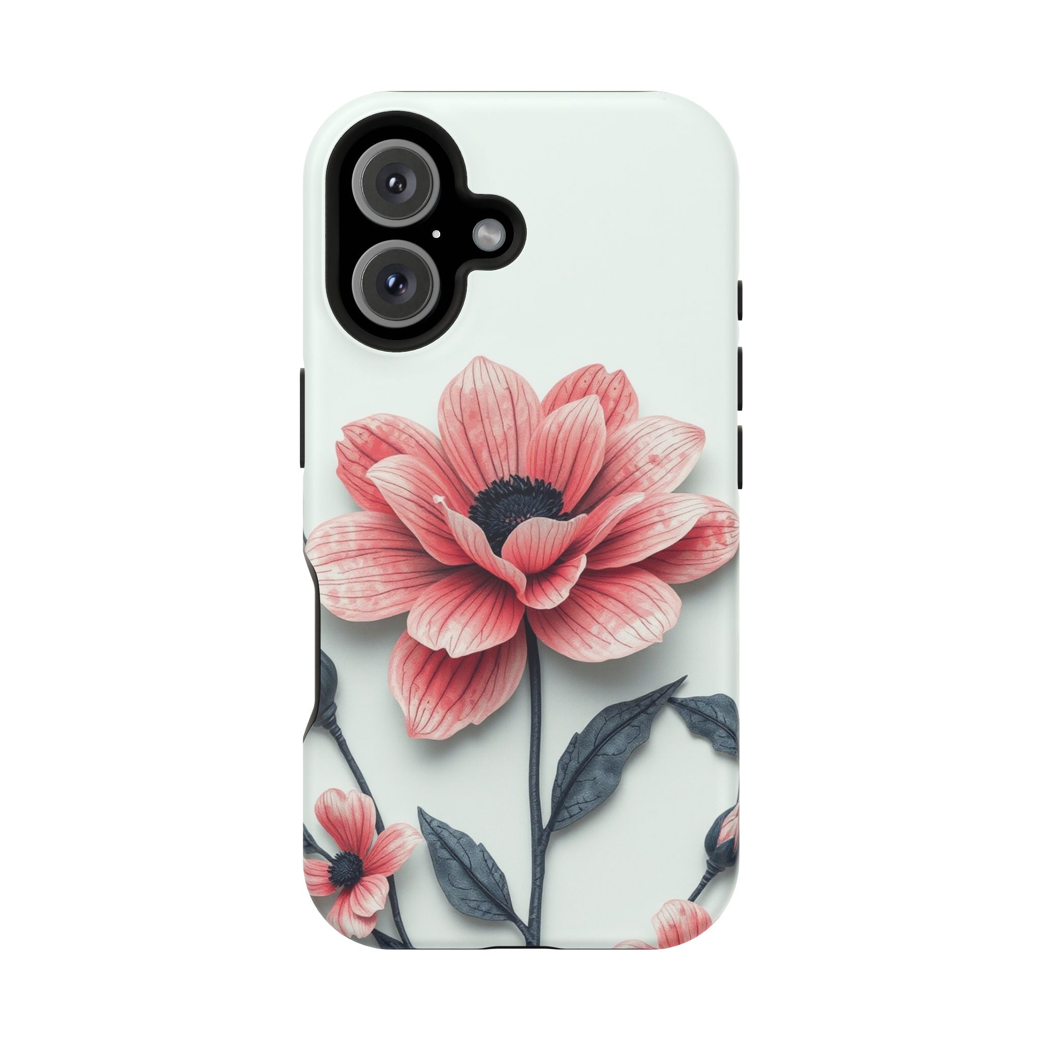 iPhone Dreamy Floral Ink Wash Design Slim Everyday iPhone 12 Designer · iPhone C