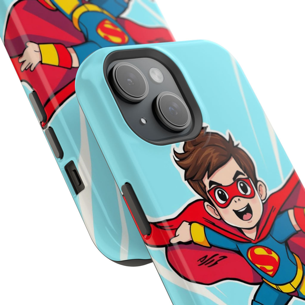 iPhone Kid Superhero Flying Kids Fun iPhone Phone Case Gift Slim · iPhone Case