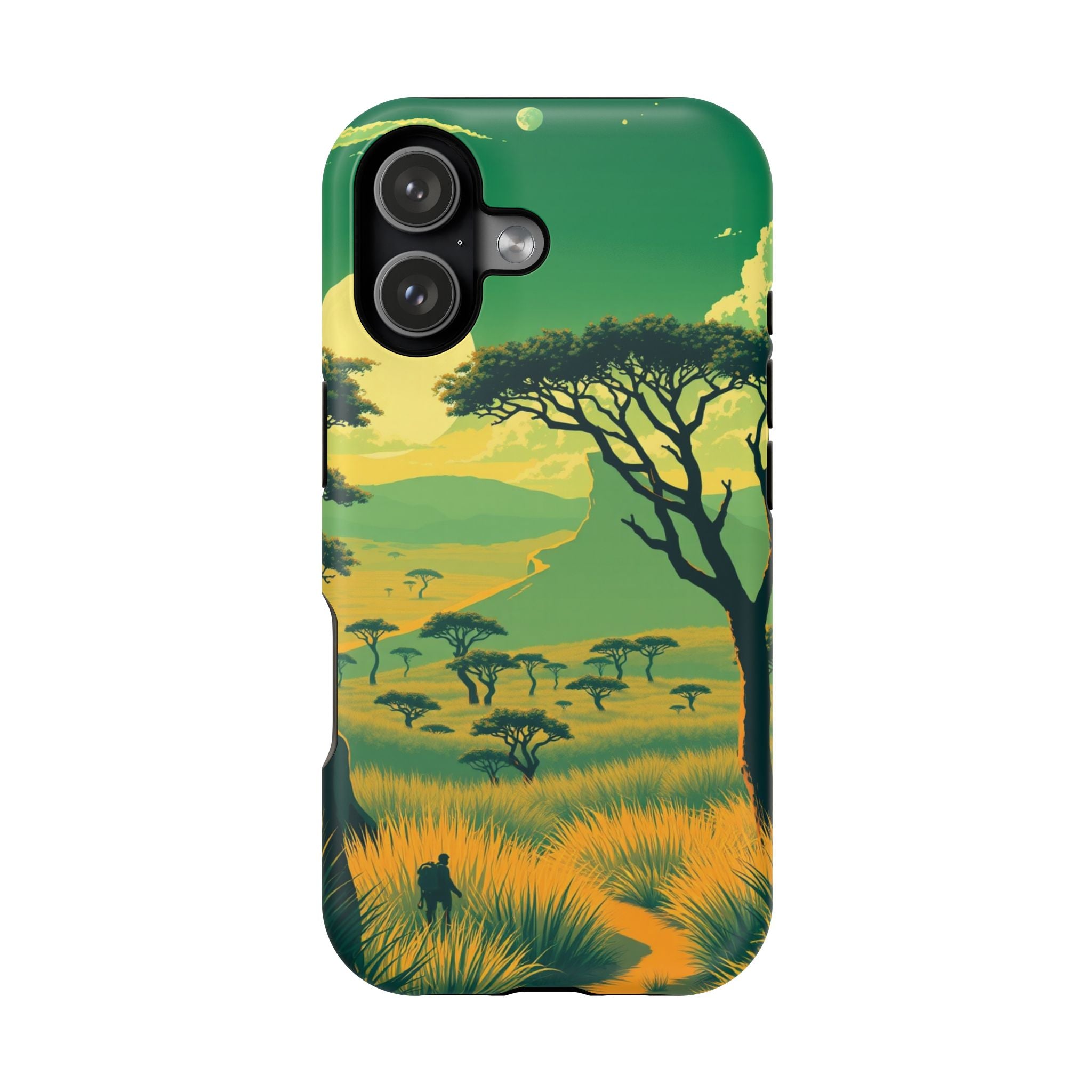 iPhone Savanna Horizon Pixel Art -Bit Slim Everyday Designer Case · iPhone Case