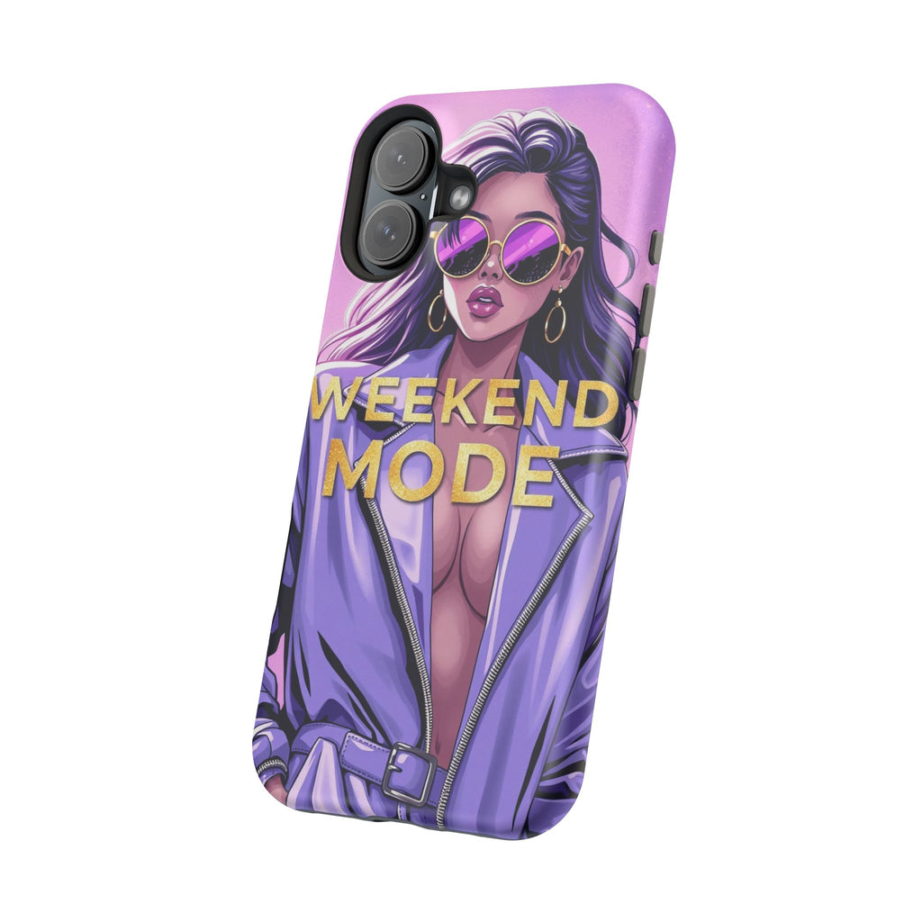 iPhone Lavender And Pearl Weekend Mode On Slim Everyday Designer Case · iPhone C