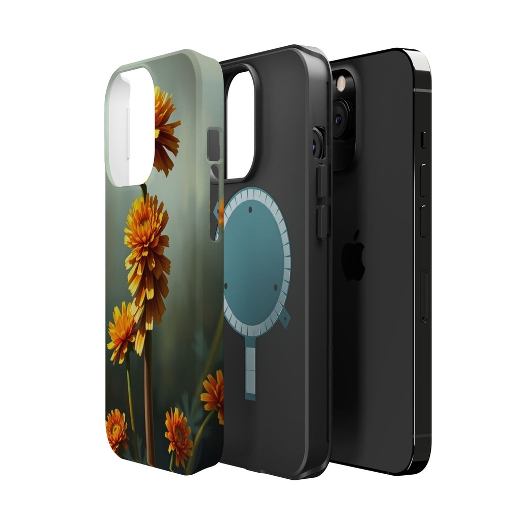iPhone Ranunculus Stack Electric Art Slim Everyday Designer Case · iPhone Case