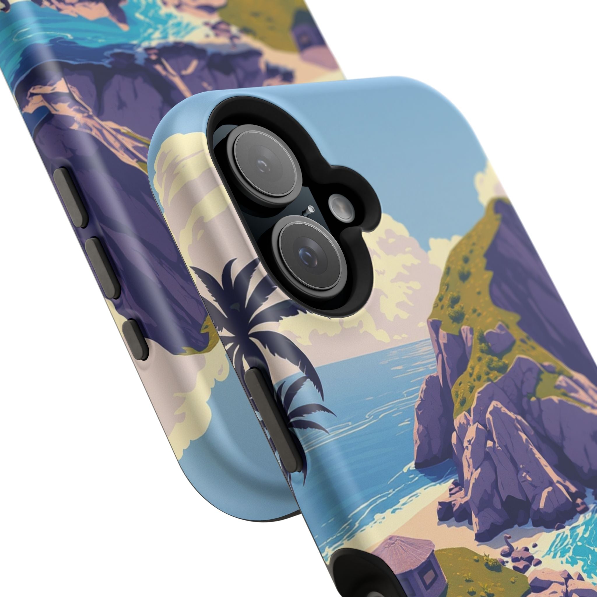 iPhone Vibrant Hibiscus Coast Design Slim Everyday Designer Case · iPhone Case
