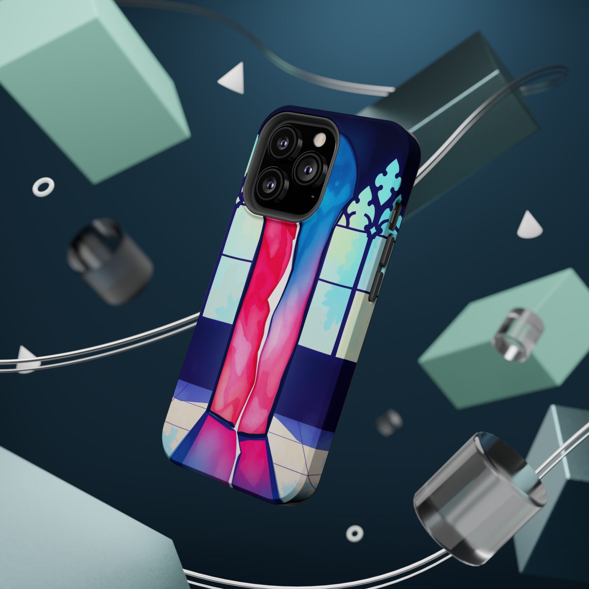 iPhone Stained Glass Break Electric Art Slim Everyday iPhone Designer · iPhone C
