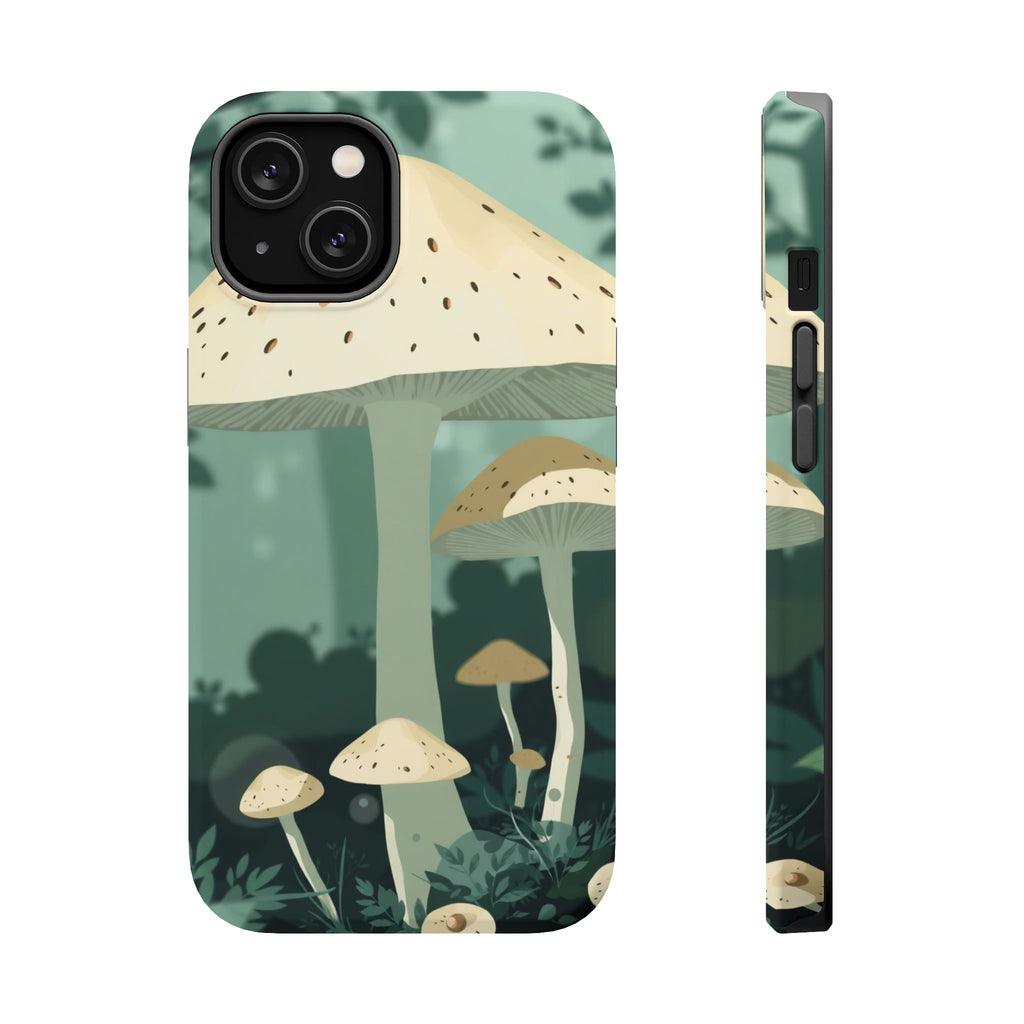 iPhone Sage And Ivory Mushroom Forest Slim Everyday Designer Case · iPhone Case