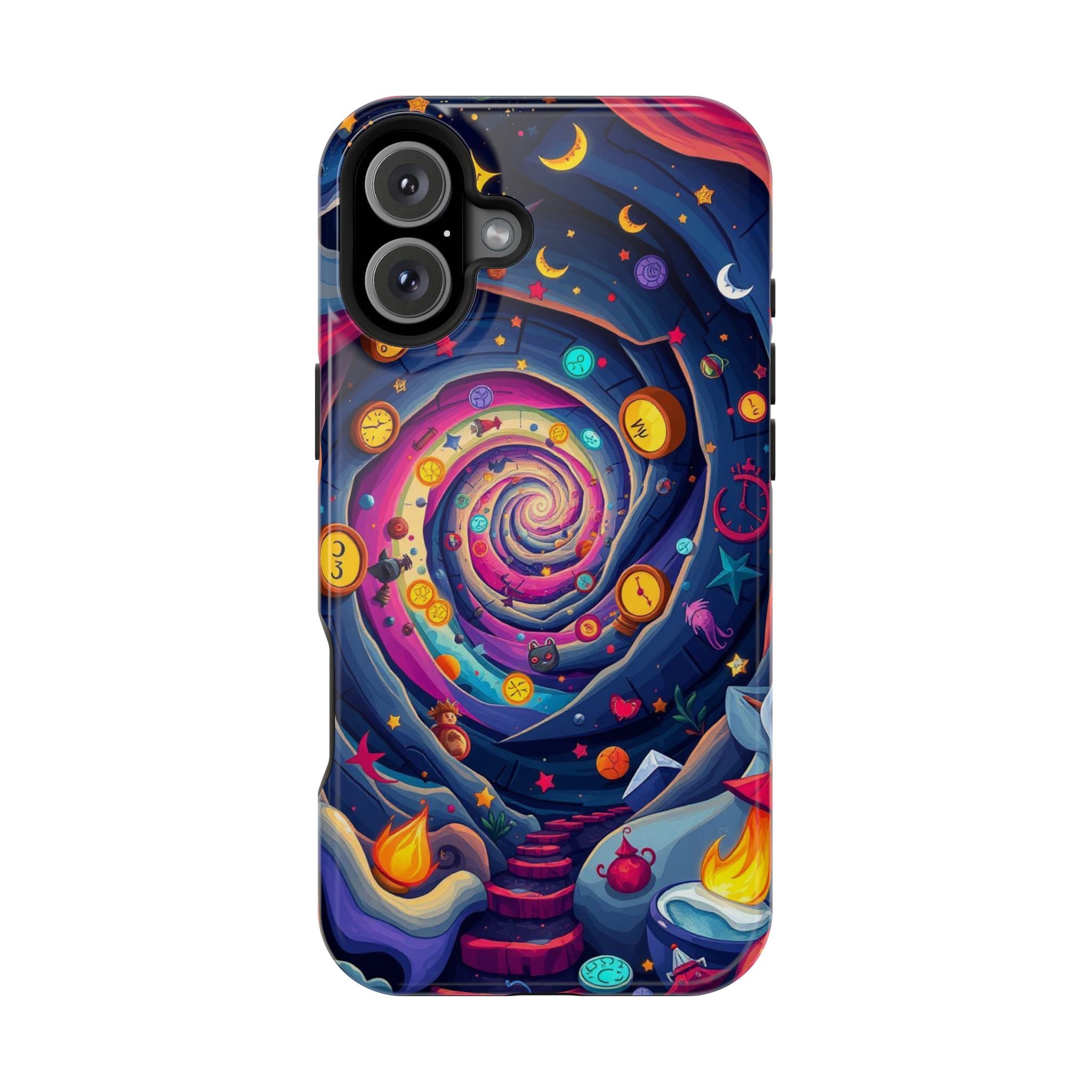 iPhone Time Portal Swirl Kids Fun iPhone Phone Case Gift Clean Minimal · iPhone