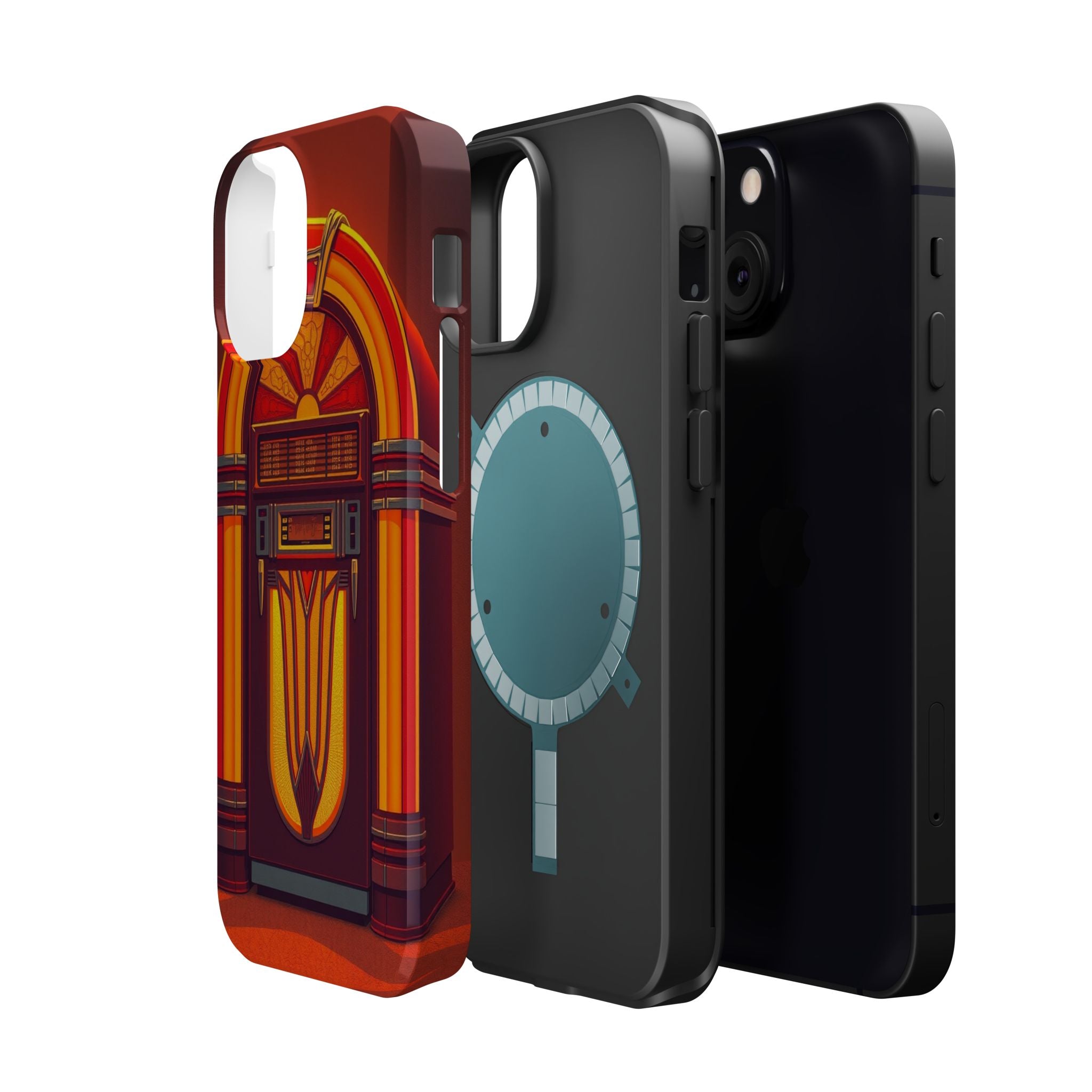 iPhone Jukebox Glow Pop Art Bold Bold Modern Everyday Snap Case · iPhone Case