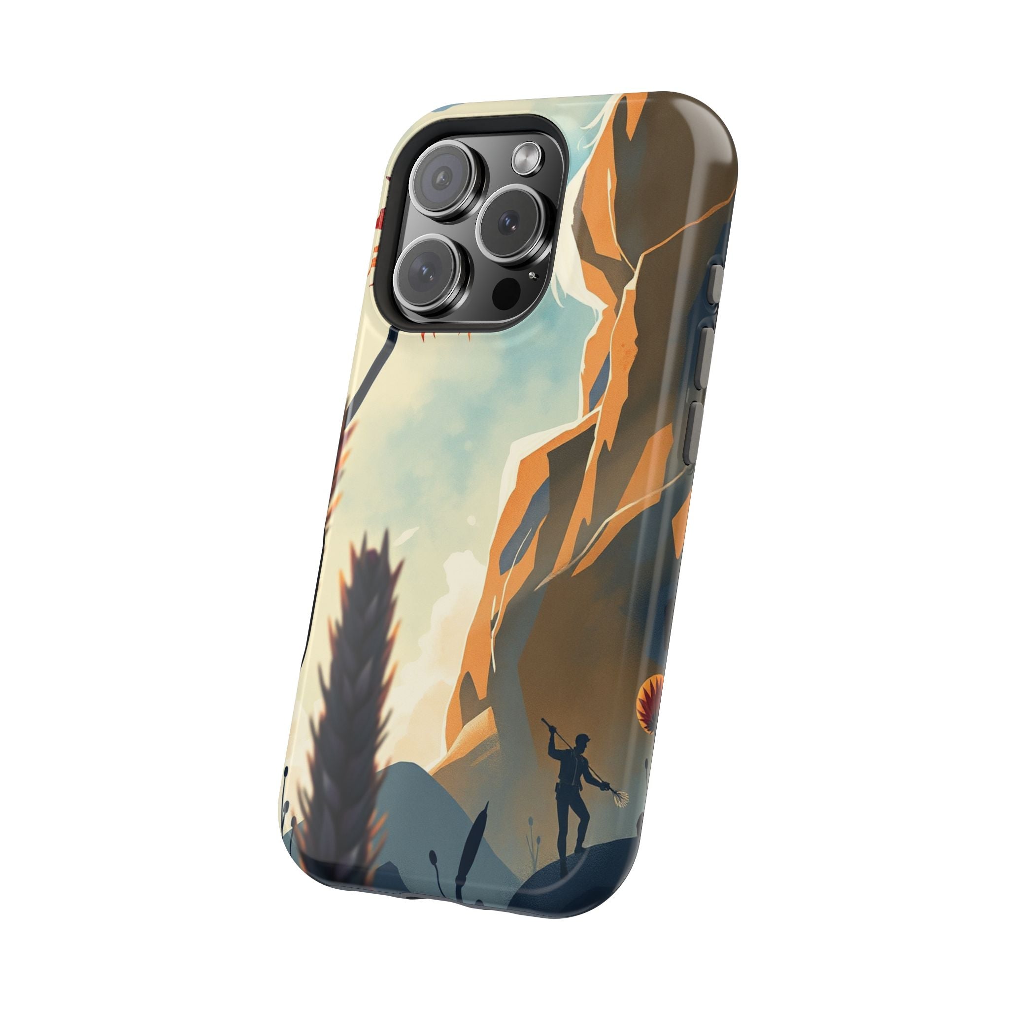 iPhone Bud Burst Vibrant Watercolor Artistic Everyday Cas Slim Snap Case · iPhon