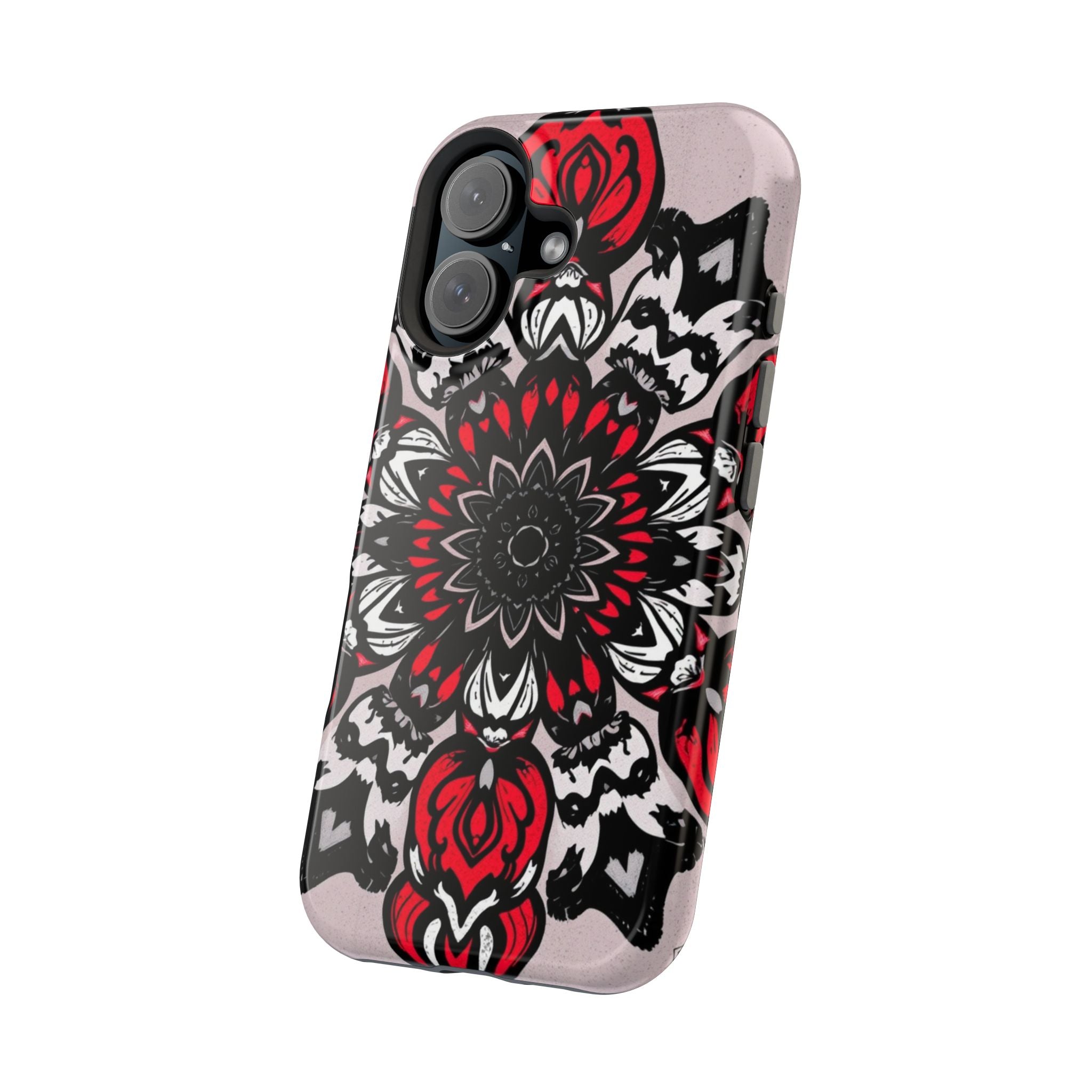 iPhone Floral Mandala Bold Art Slim Everyday Designer Case · iPhone Case