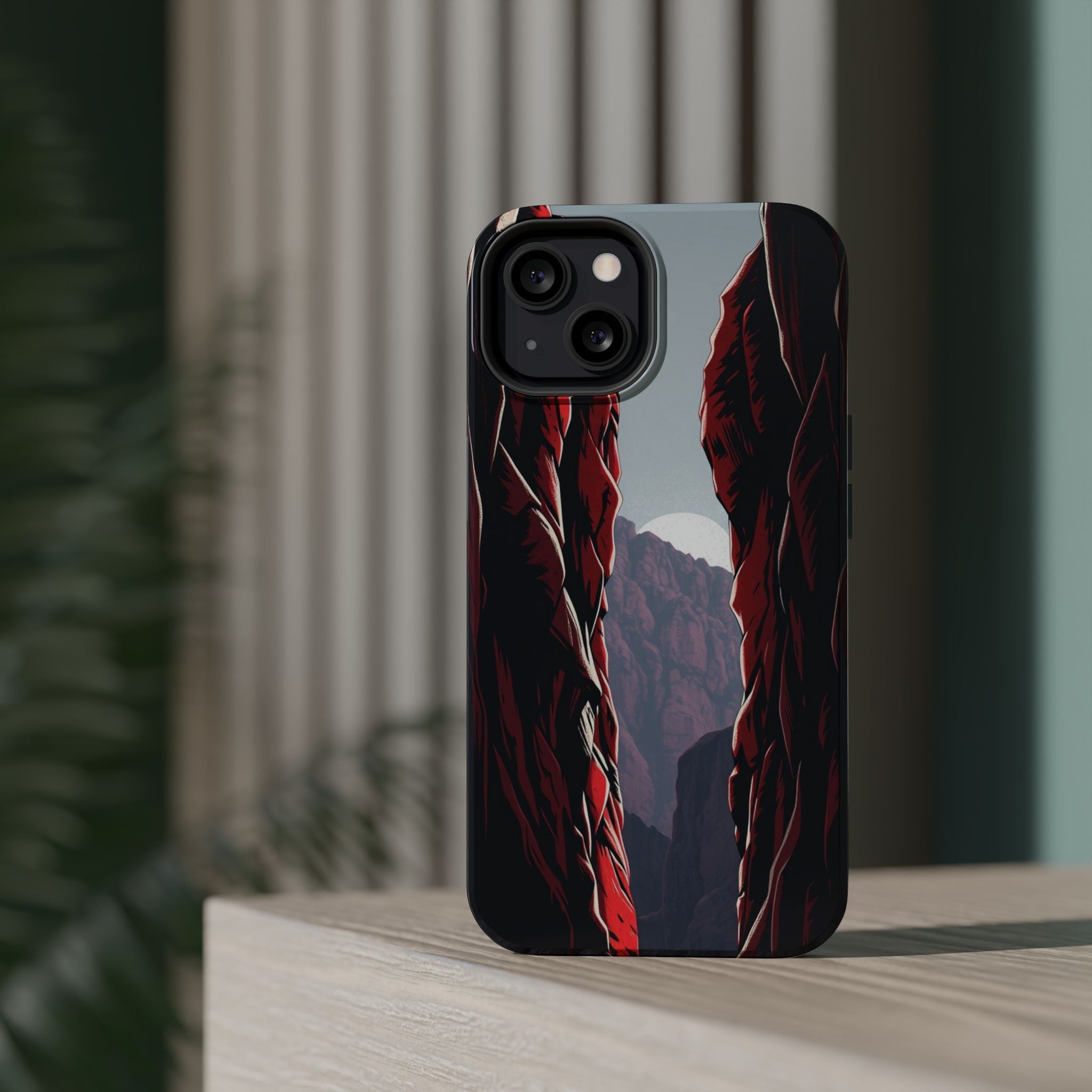 iPhone Serene Canyon Wall Design Bold Modern Everyday Snap Case · iPhone Case