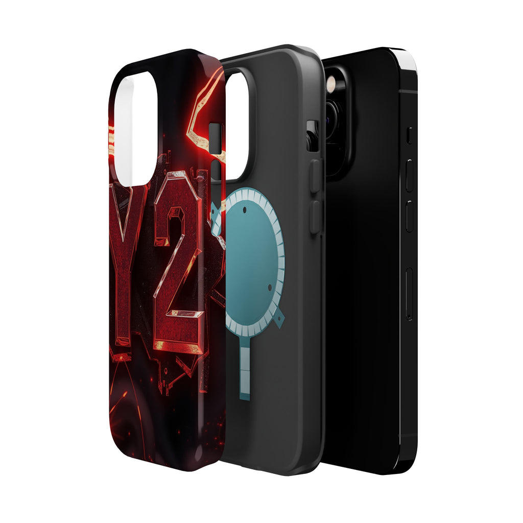 iPhone Y2K Holographic Bold Art Slim Everyday Designer Case · iPhone Case