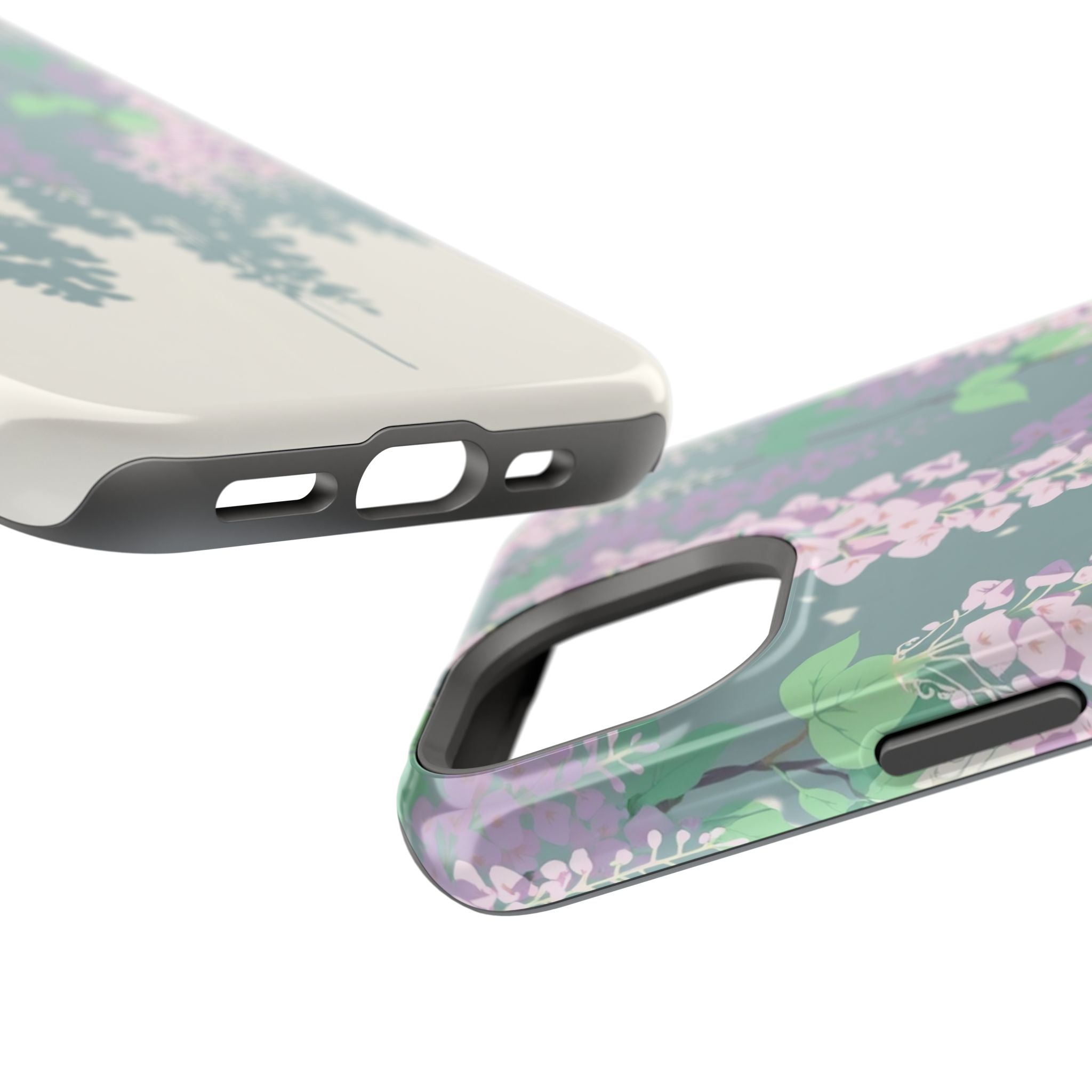 iPhone Dreamy Wisteria Cascade Design Slim Everyday Designer Case · iPhone Case