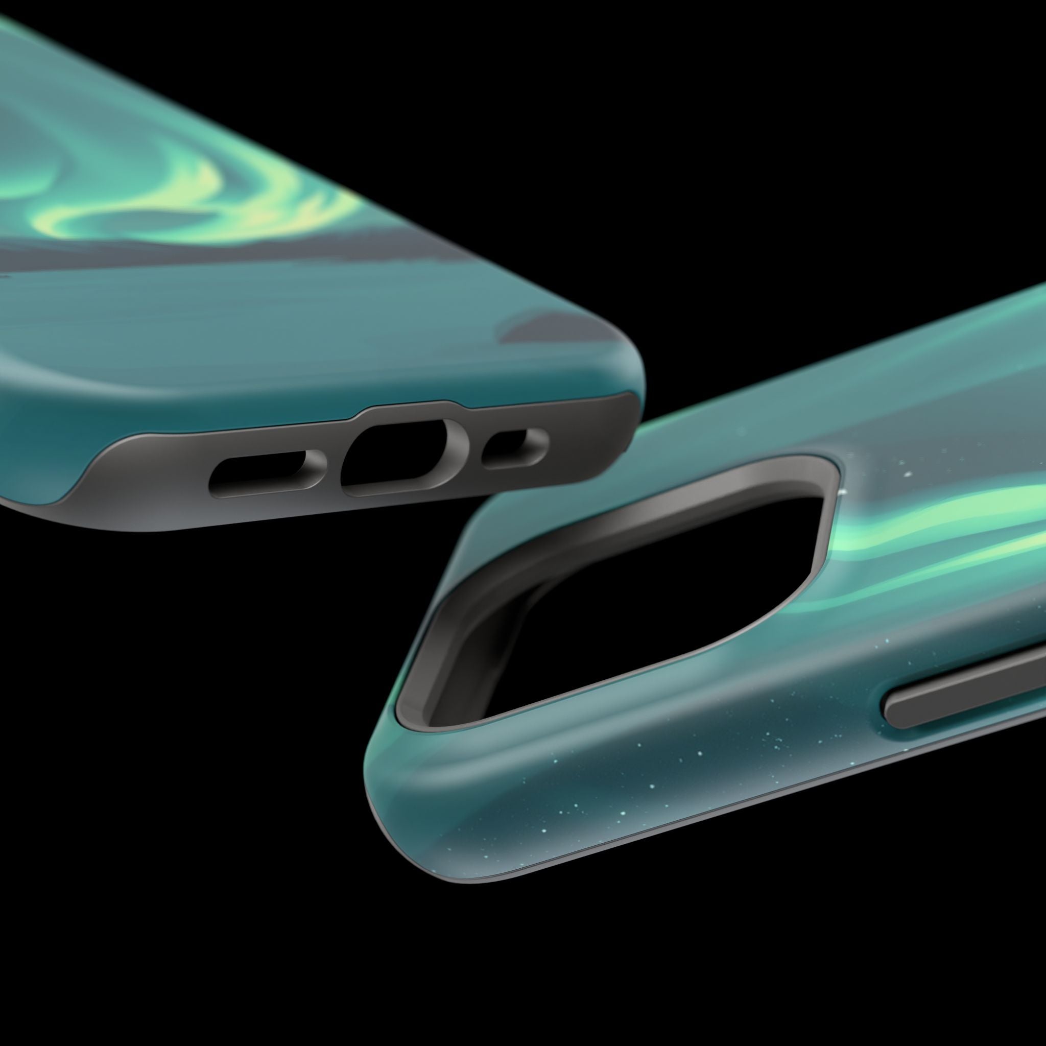 iPhone Northern Lights Abstract Geometric Slim iPhone Everyday Designer · iPhone