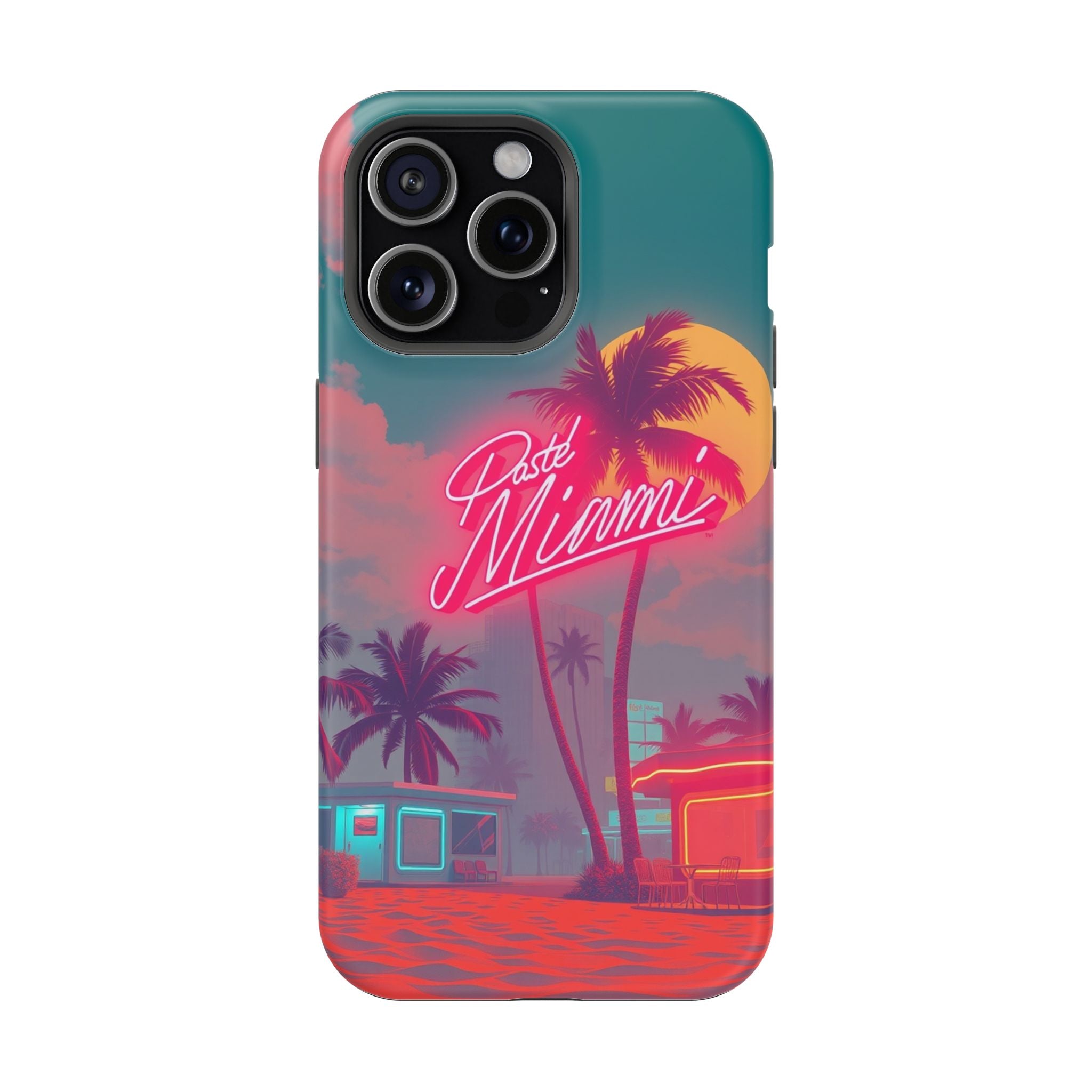iPhone 1980s Pastel Miami Enchanted Art Slim Everyday Designer Case · iPhone Cas