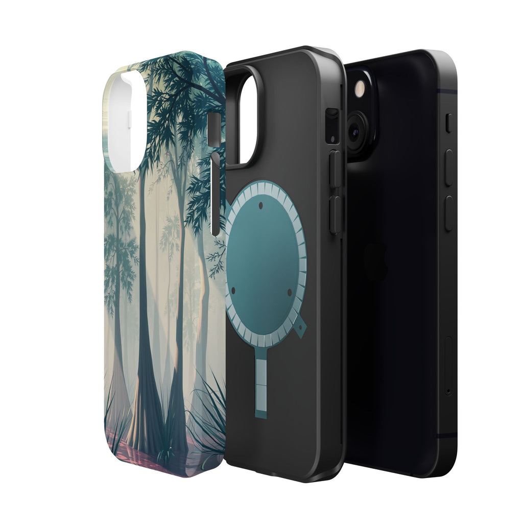 iPhone Mint And Blush Cypress Swamp Slim Everyday Designer Case · iPhone Case