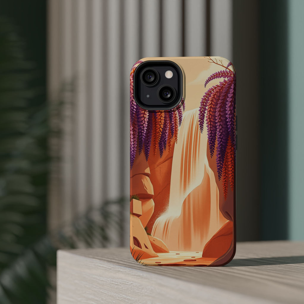 iPhone Wisteria Cascade Grunge Distressed Slim iPhone Everyday Designer · iPhone