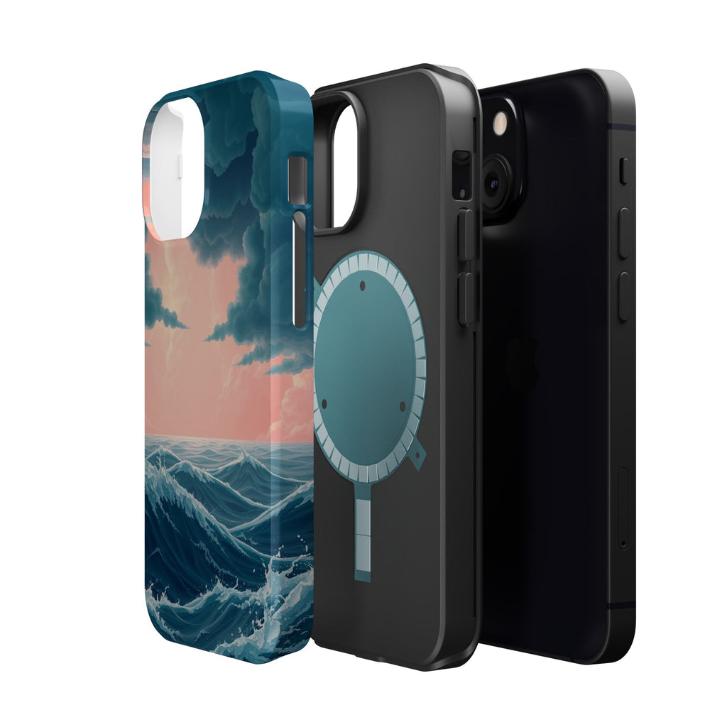 iPhone Storm at Sea 3D Digital Slim Everyday Designer Case · iPhone Case