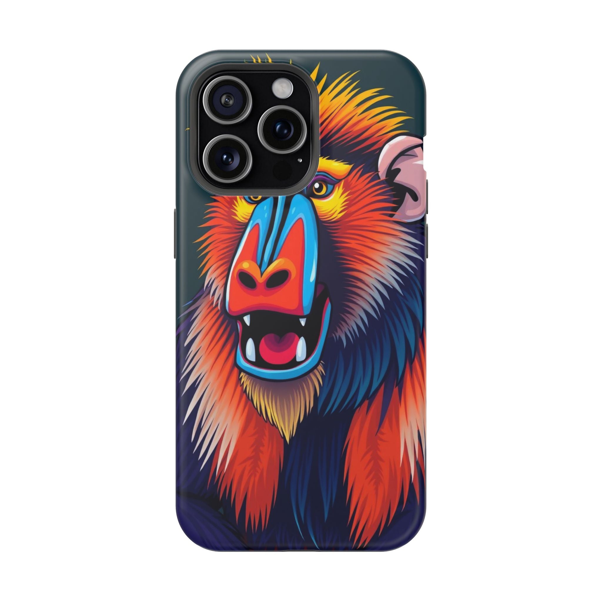 iPhone Mandrill Colorful Face Kids Fun iPhone Phone Case Gift Slim · iPhone Case