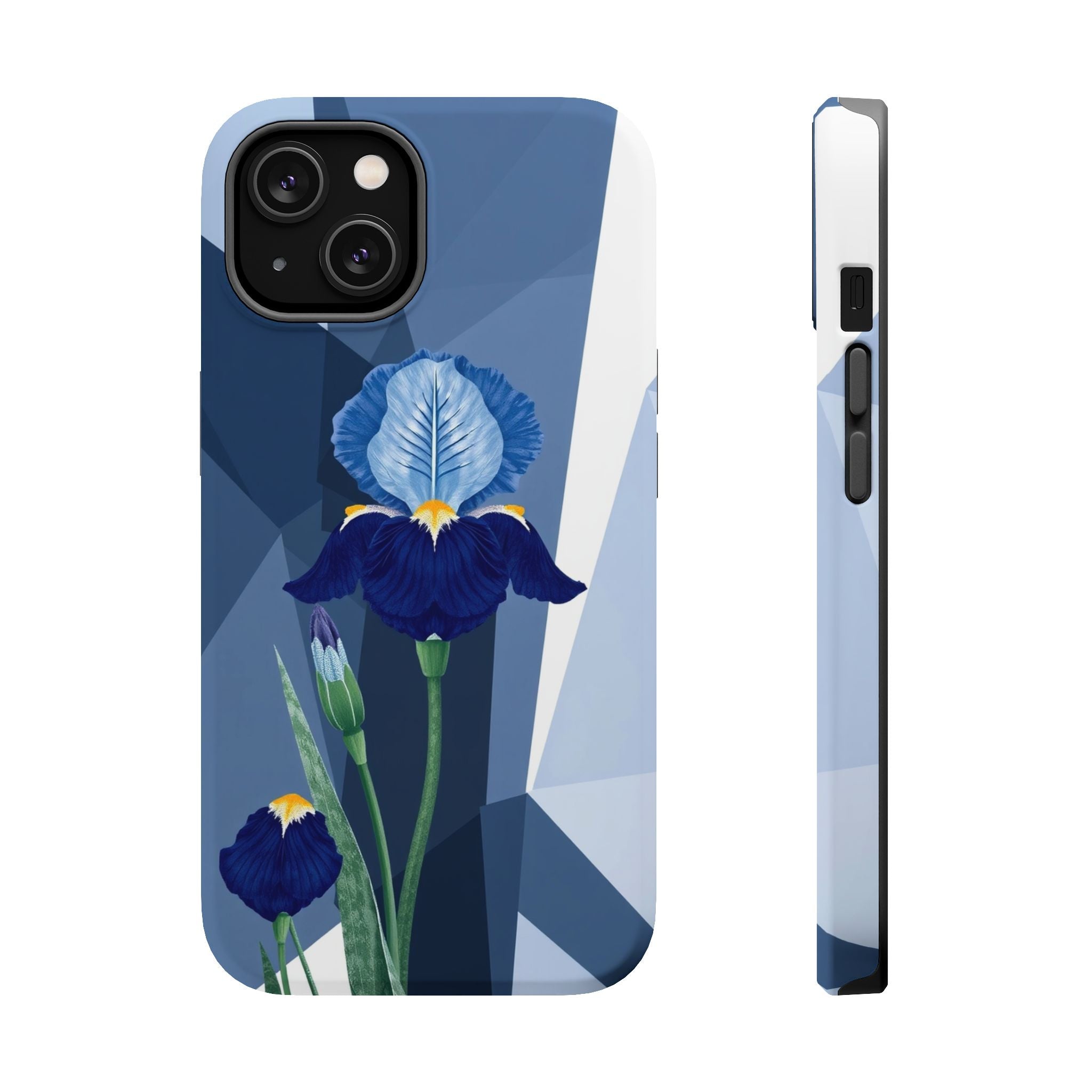 iPhone Earthy Iris Garden Design Bold Modern Everyday Snap Case · iPhone Case