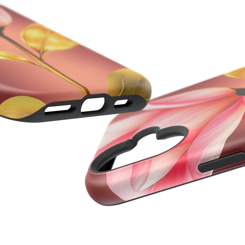 iPhone Dreamy Bloom and Leaf Design 14 Slim Everyday Designer Case · iPhone Case