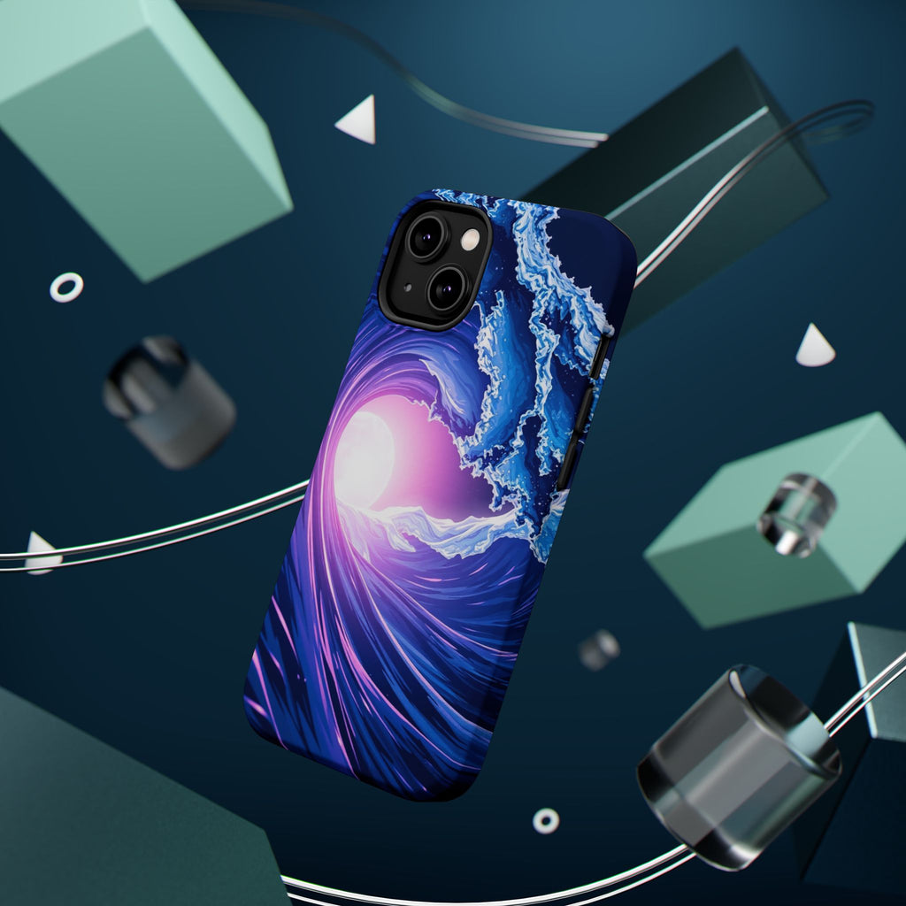 iPhone Holographic Wave Cinematic Art Slim Everyday Designer Case · iPhone Case
