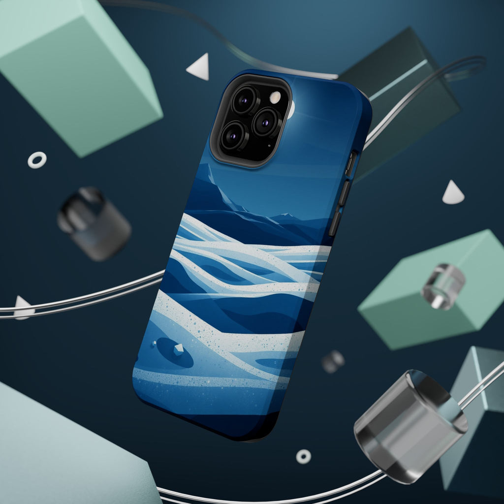 iPhone Snow Field Abstract Geometric Slim Everyday Designer Case · iPhone Case