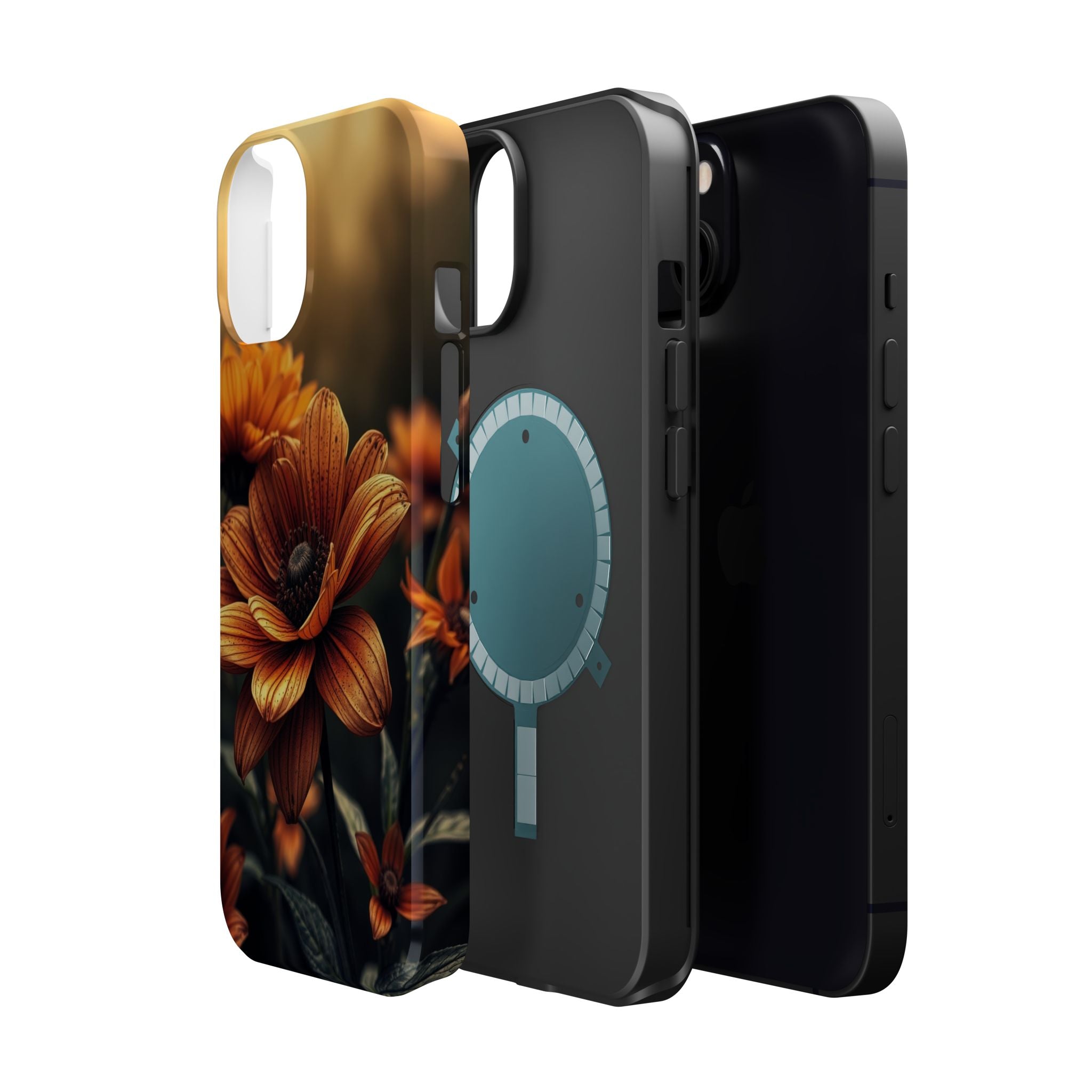iPhone Radiant Floral Ombre Design Bold Modern Everyday Snap Case · iPhone Case