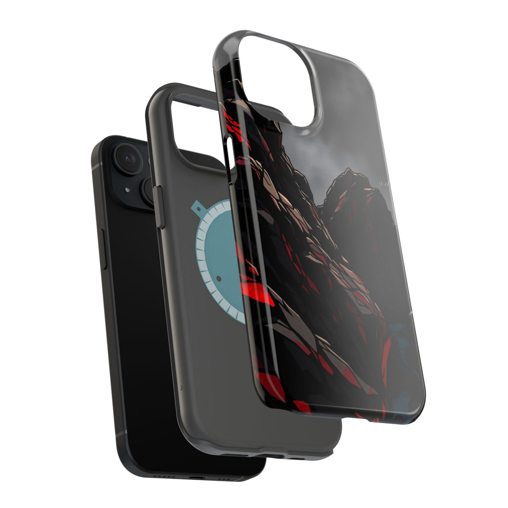 iPhone Black And Crimson Rocky Coastline Slim Everyday iPhone 11 · iPhone Case