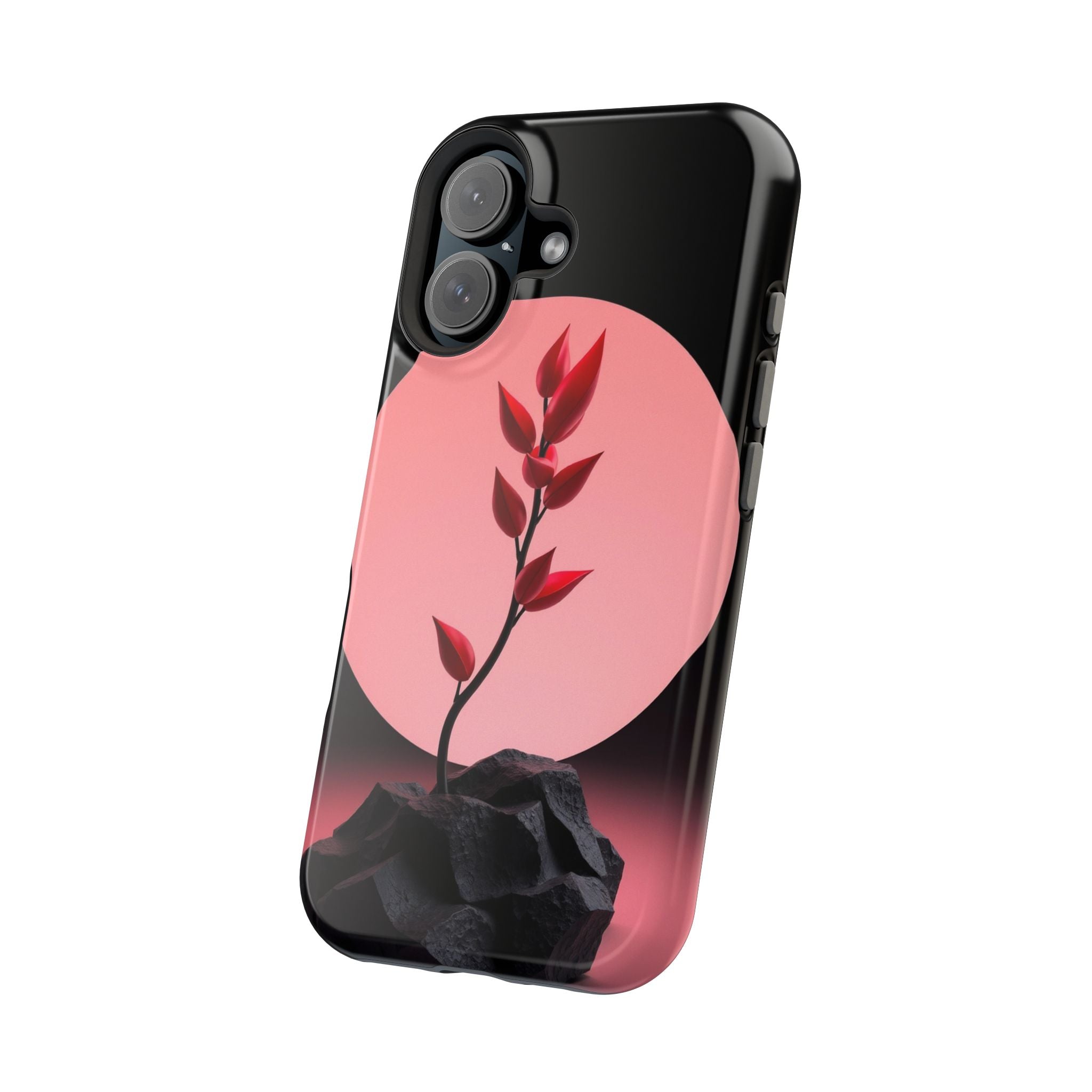 iPhone Serene Minimalist Stem Design Slim Everyday Designer Case · iPhone Case