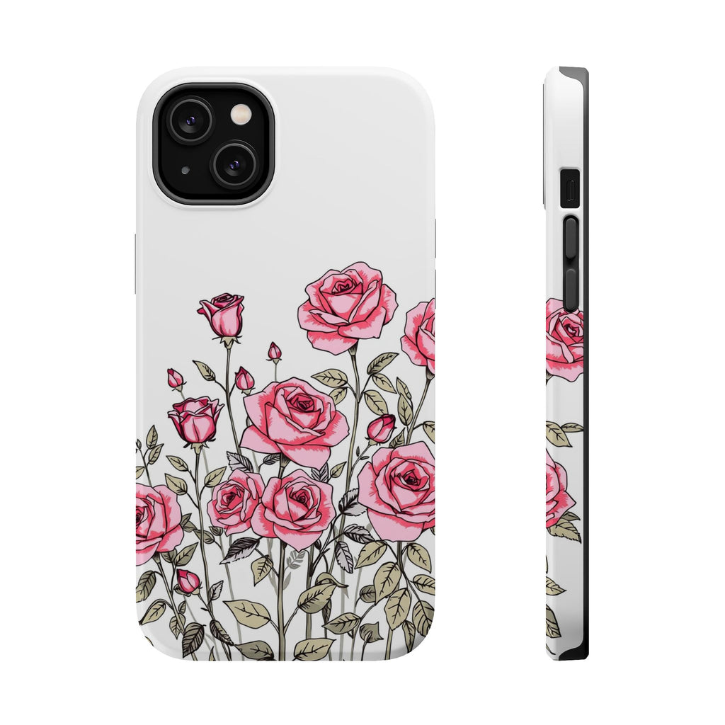 iPhone Rose Garden Hand-Drawn Sketch Slim Everyday Designer Case · iPhone Case