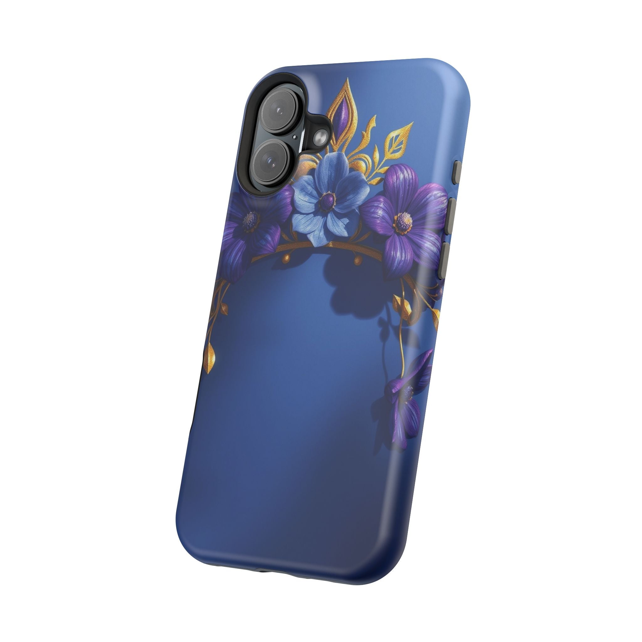 iPhone Vibrant Floral Crown Design 14 Slim Everyday Designer Case · iPhone Case